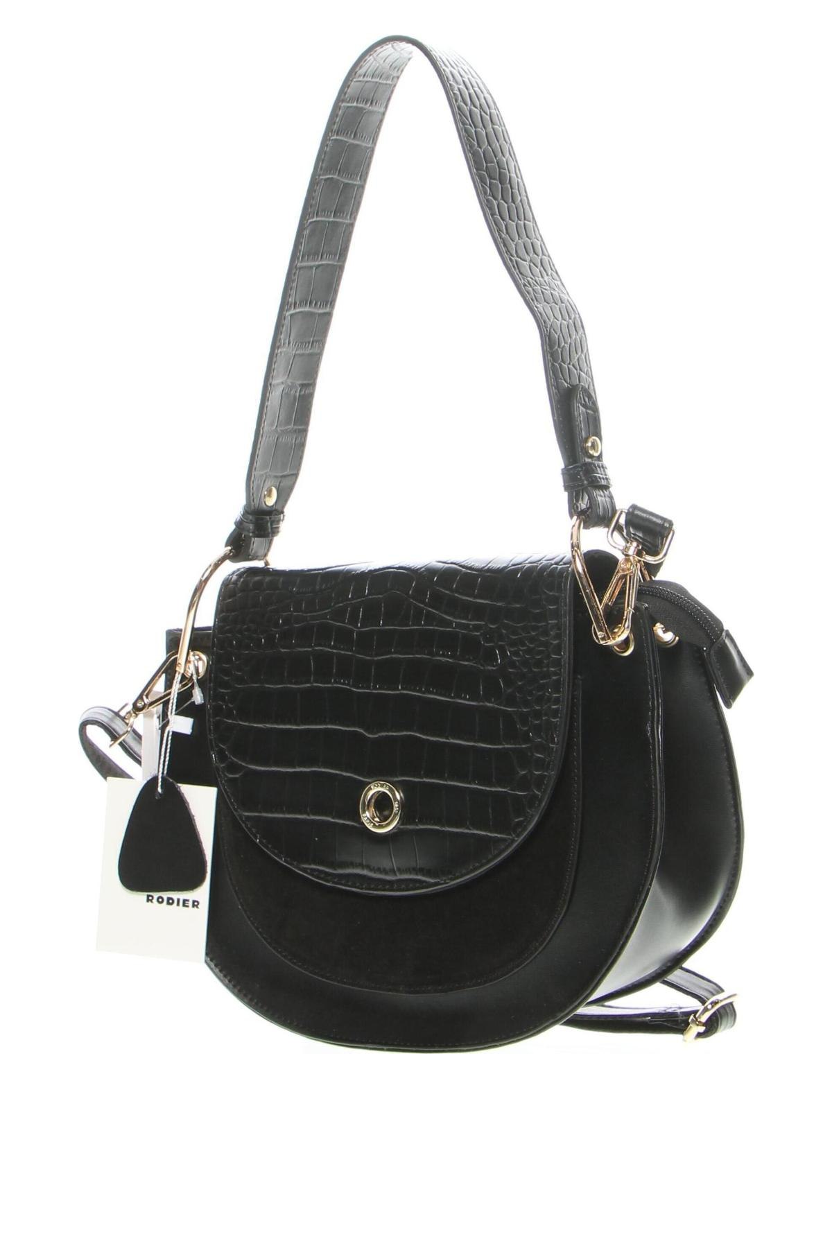 Дамска чанта Rodier, Цвят Черен, Цена 330,65 лв.