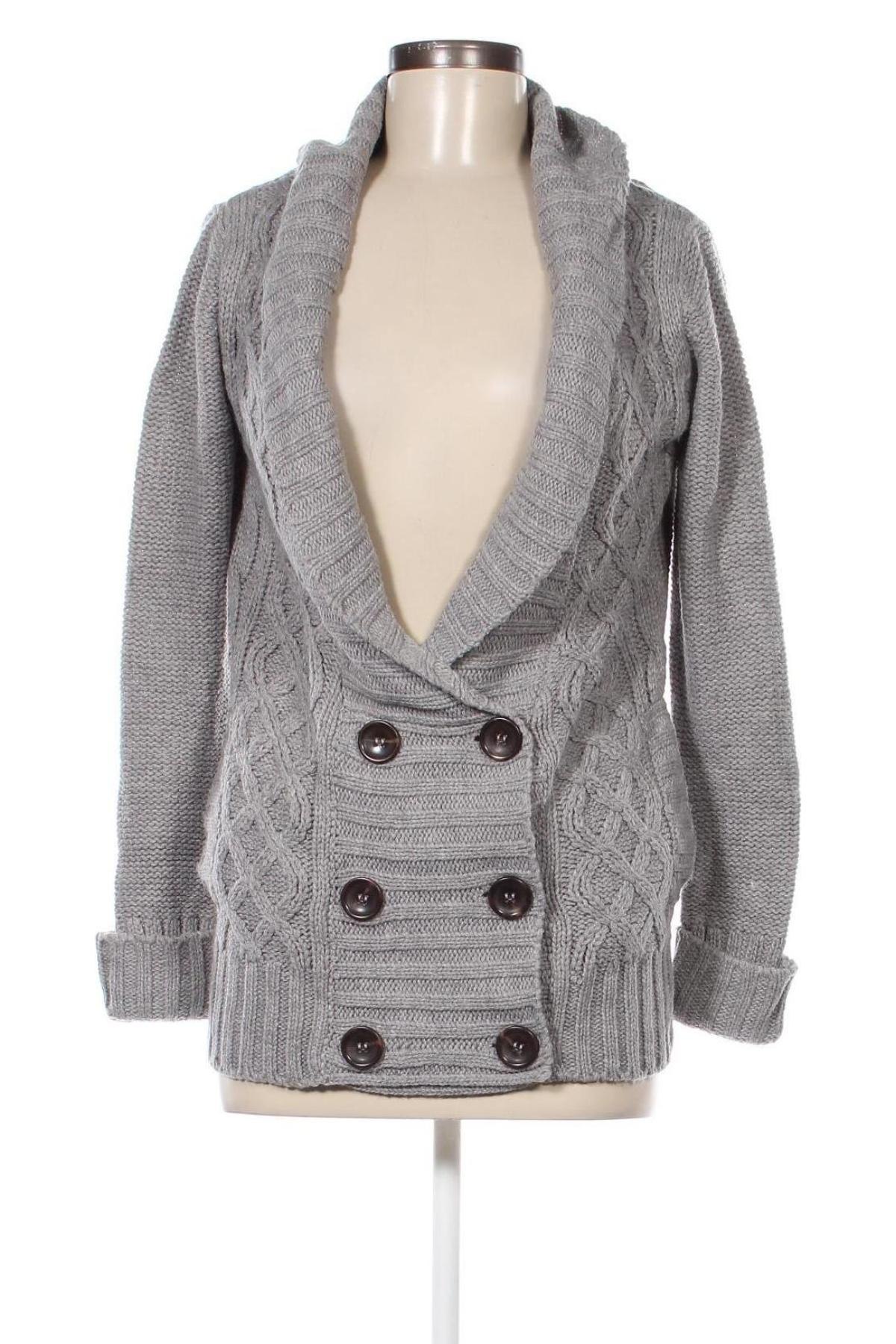 Damen Strickjacke, Größe L, Farbe Grau, Preis 7,29 €