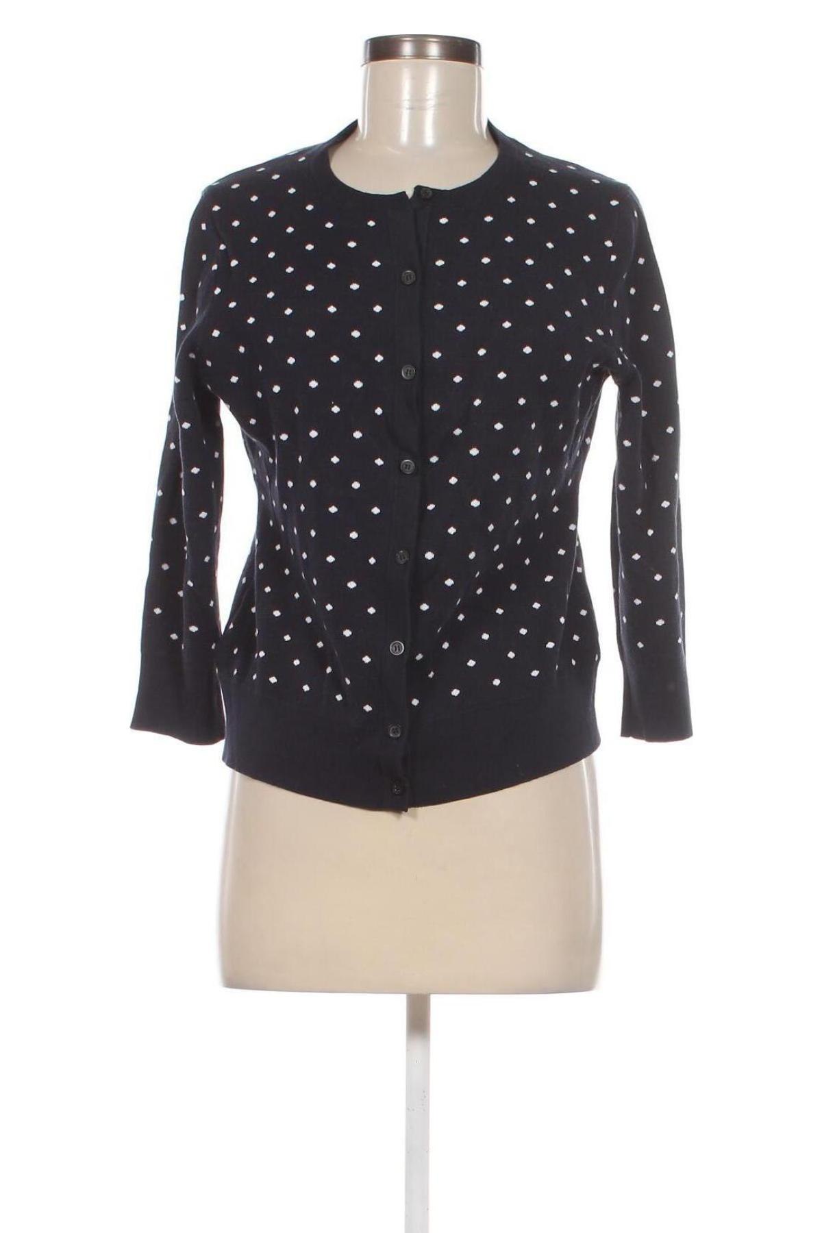 Cardigan de damă Ann Taylor, Mărime L, Culoare Albastru, Preț 110,71 Lei