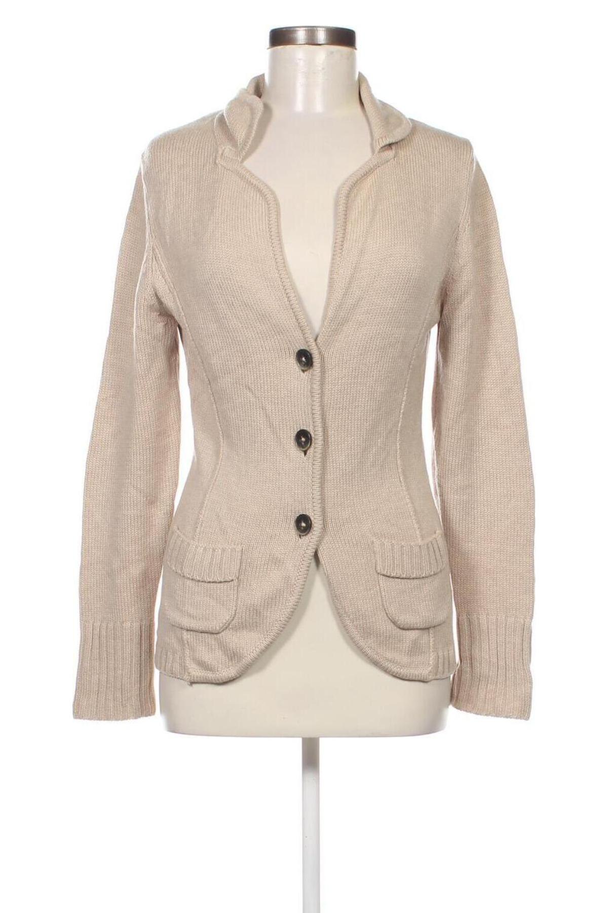 Damen Strickjacke Brax, Größe M, Farbe Beige, Preis 17,49 €