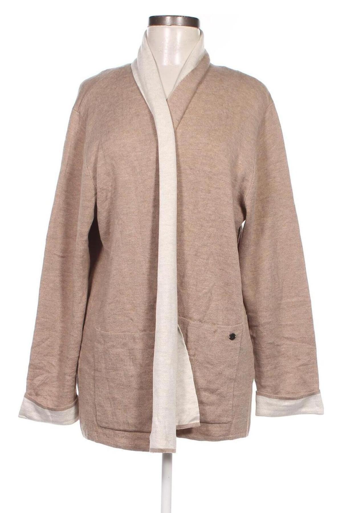 Damen Strickjacke C&A, Größe L, Farbe Beige, Preis € 6,99