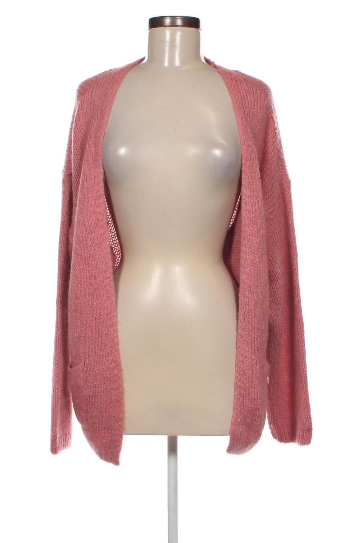 Damen Strickjacke Cami, Größe L, Farbe Rosa, Preis 9,72 €