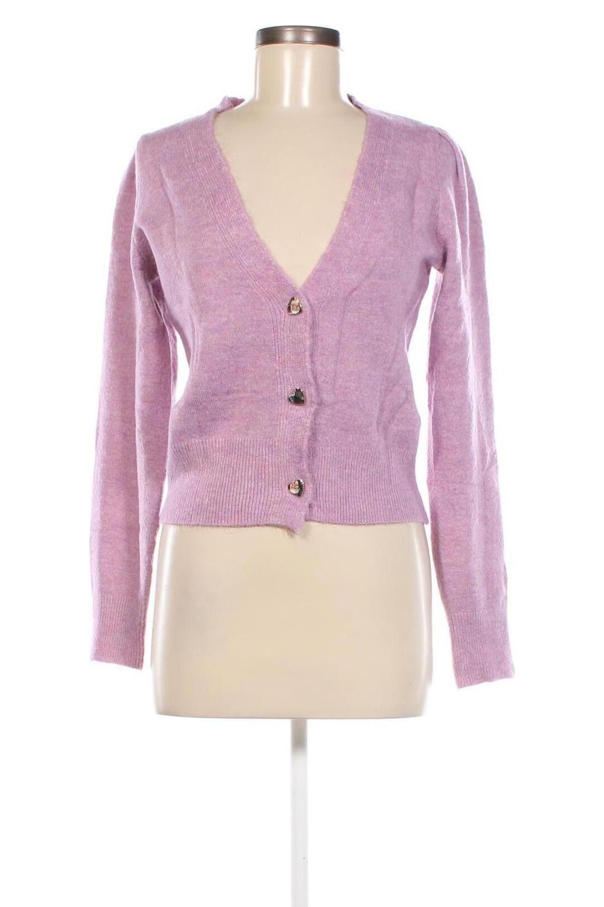 Damen Strickjacke Clockhouse, Größe XS, Farbe Lila, Preis 8,07 €