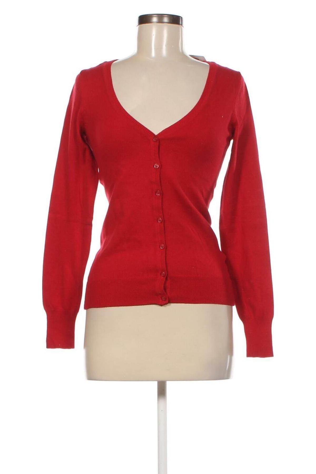 Damen Strickjacke Clockhouse, Größe S, Farbe Rot, Preis € 9,00