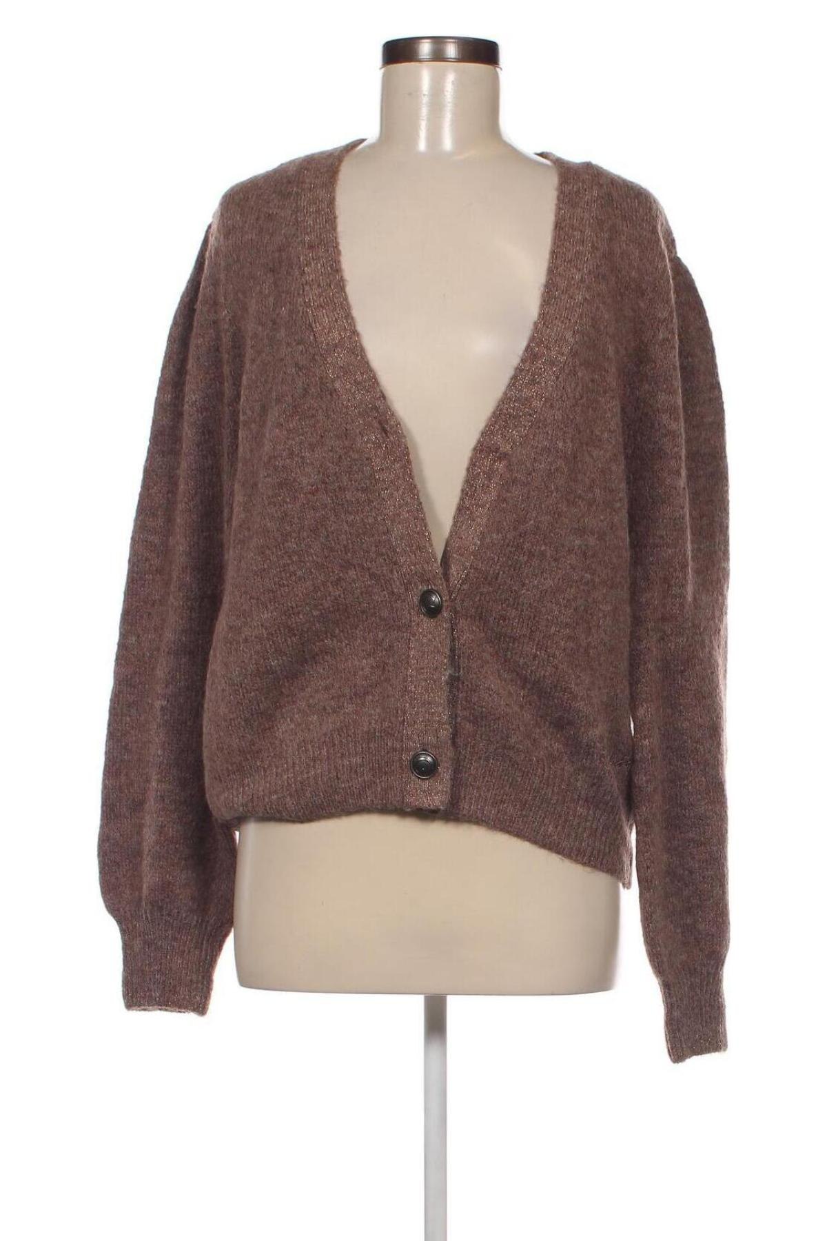 Cardigan de damă Guess, Mărime L, Culoare Maro, Preț 282,24 Lei