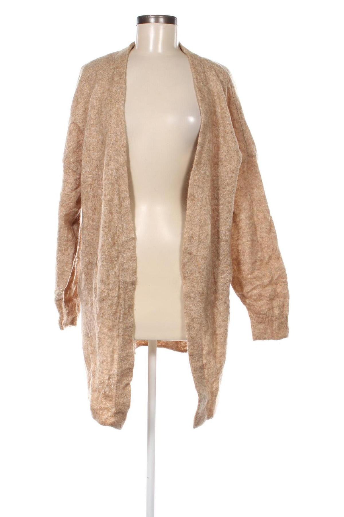 Damen Strickjacke H&M, Größe L, Farbe Beige, Preis 8,07 €