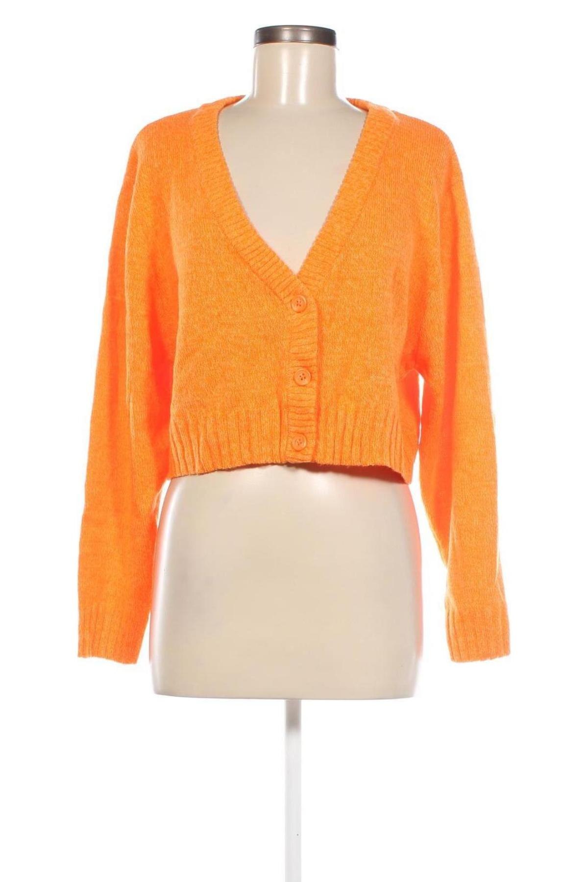 Γυναικεία ζακέτα H&M Divided, Μέγεθος L, Χρώμα Πορτοκαλί, Τιμή 4,13 €