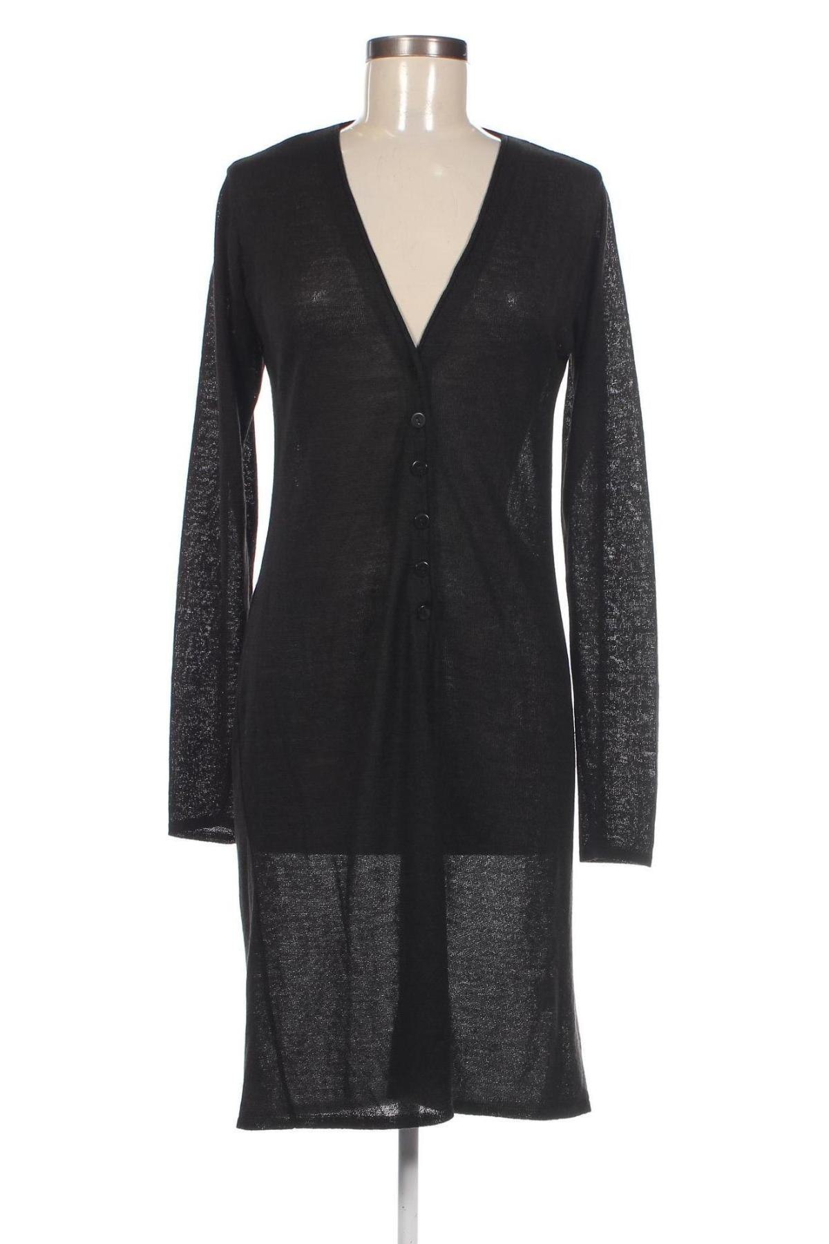 Cardigan de damă Ichi, Mărime L, Culoare Negru, Preț 67,98 Lei