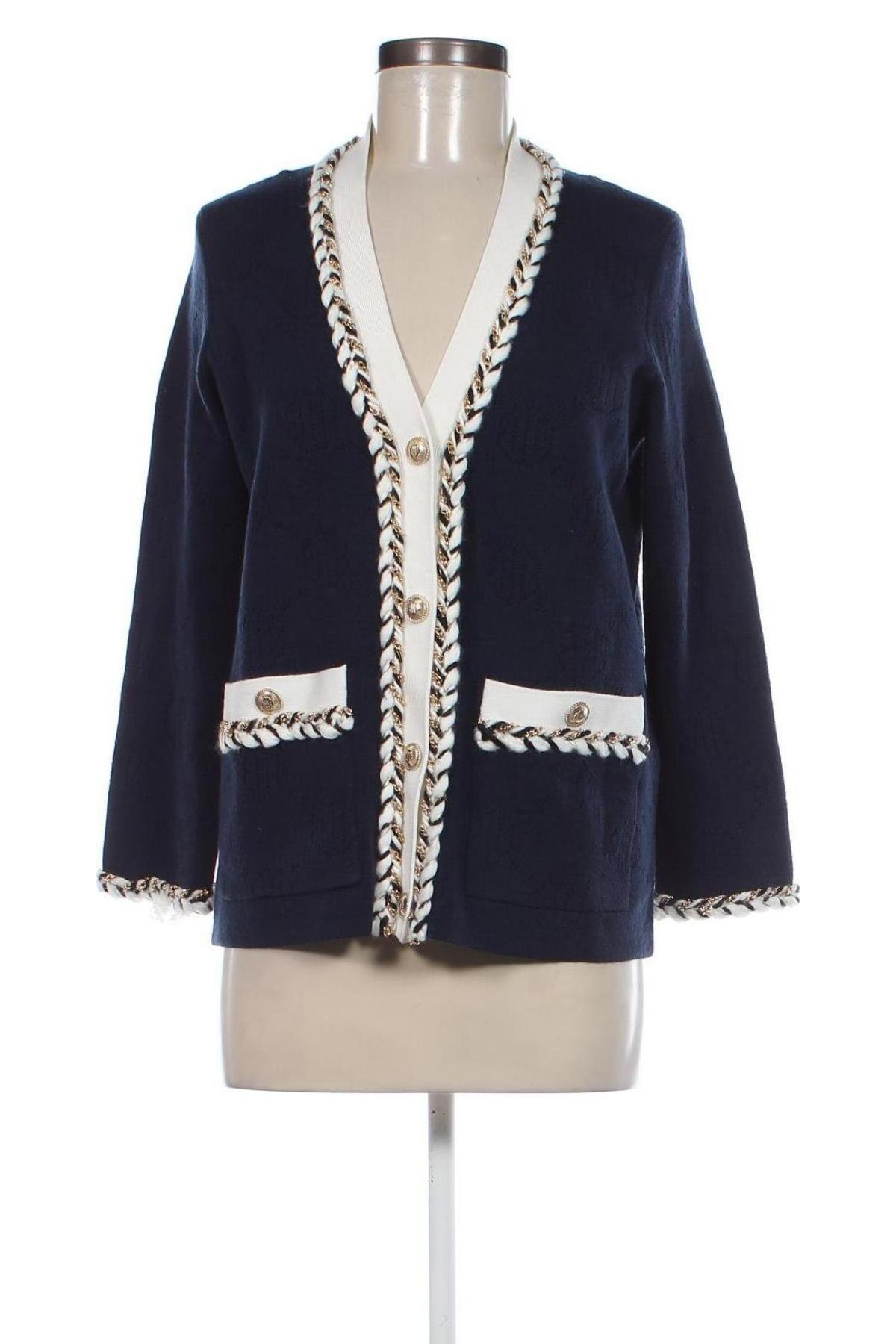 Cardigan de damă Maje, Mărime S, Culoare Albastru, Preț 1.003,29 Lei