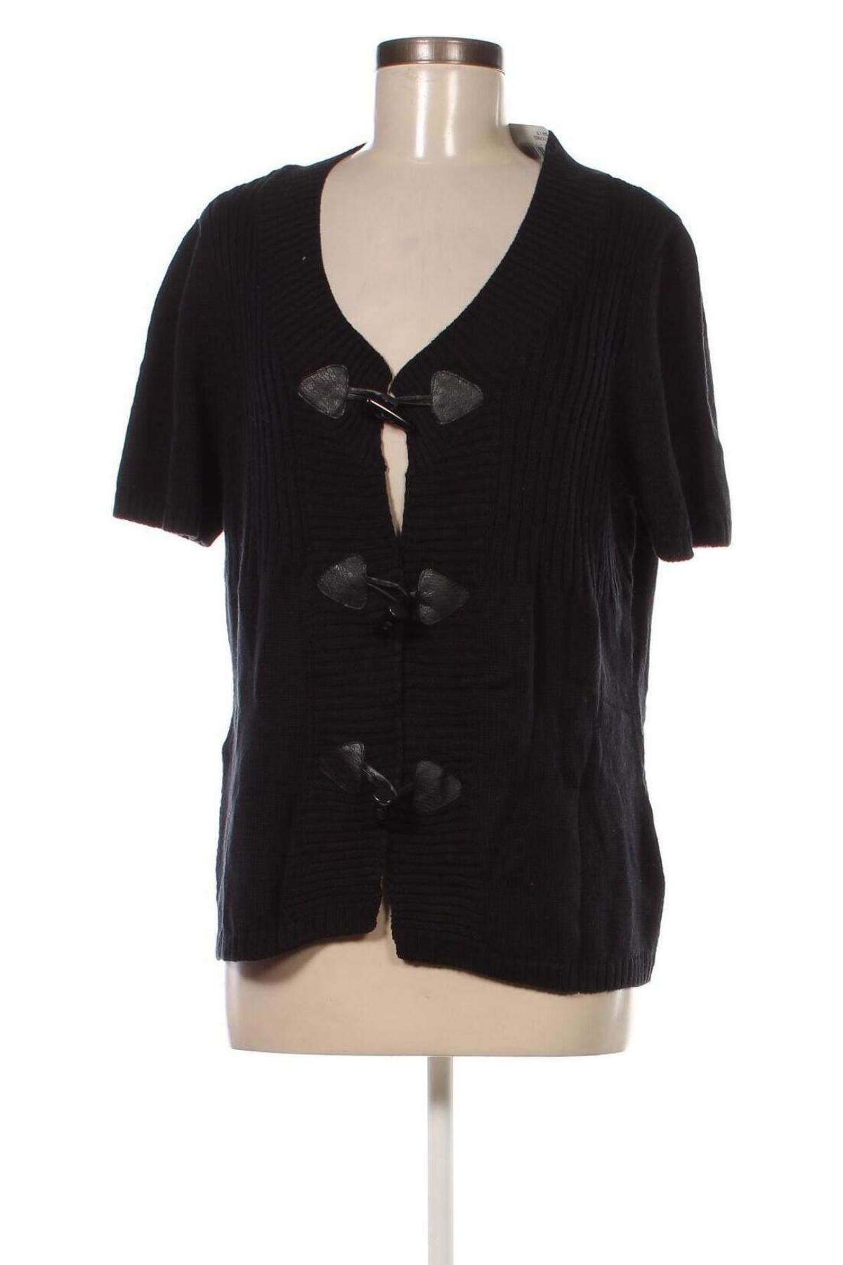 Γυναικεία ζακέτα Monari, Μέγεθος XL, Χρώμα Μαύρο, Τιμή 17,26 €