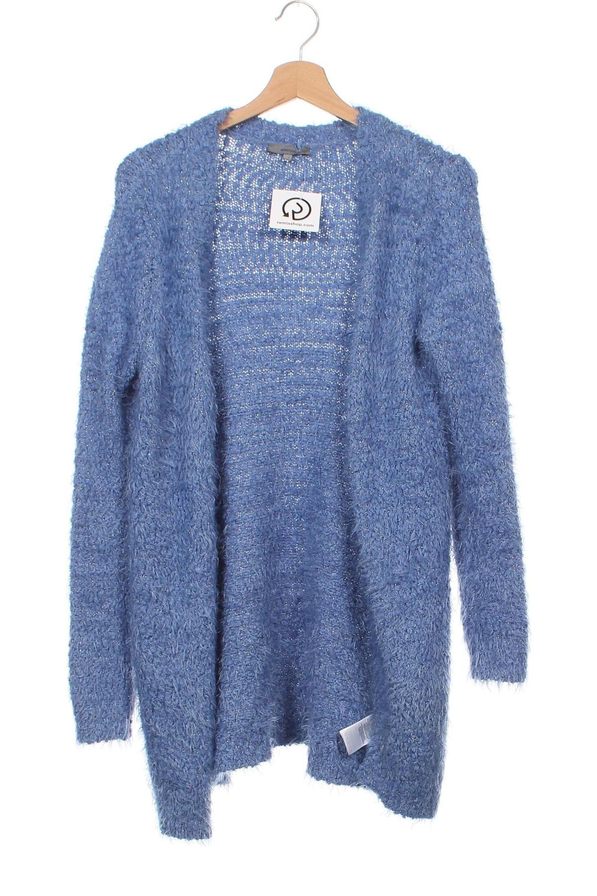 Damen Strickjacke Montego, Größe XS, Farbe Blau, Preis € 2,99