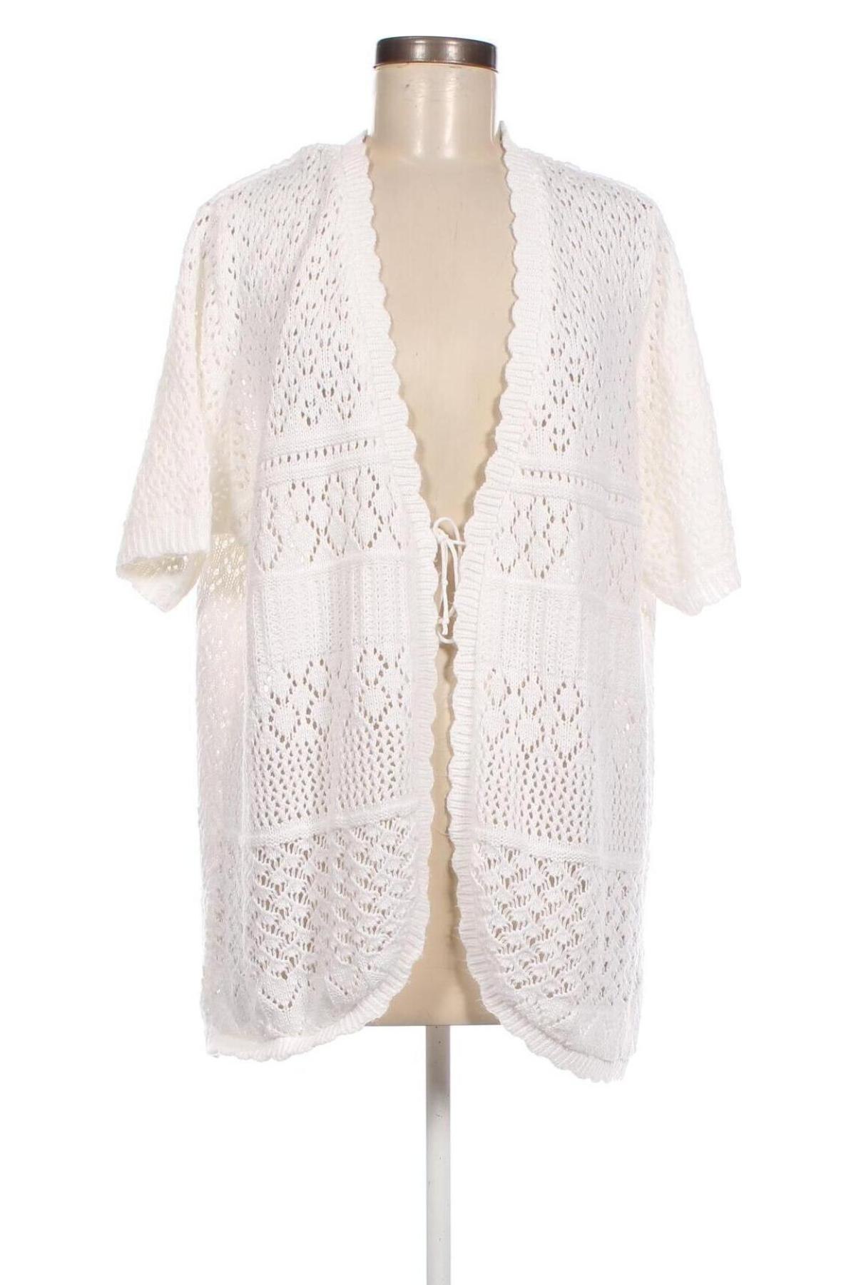 Cardigan de damă Paola, Mărime L, Culoare Alb, Preț 74,81 Lei