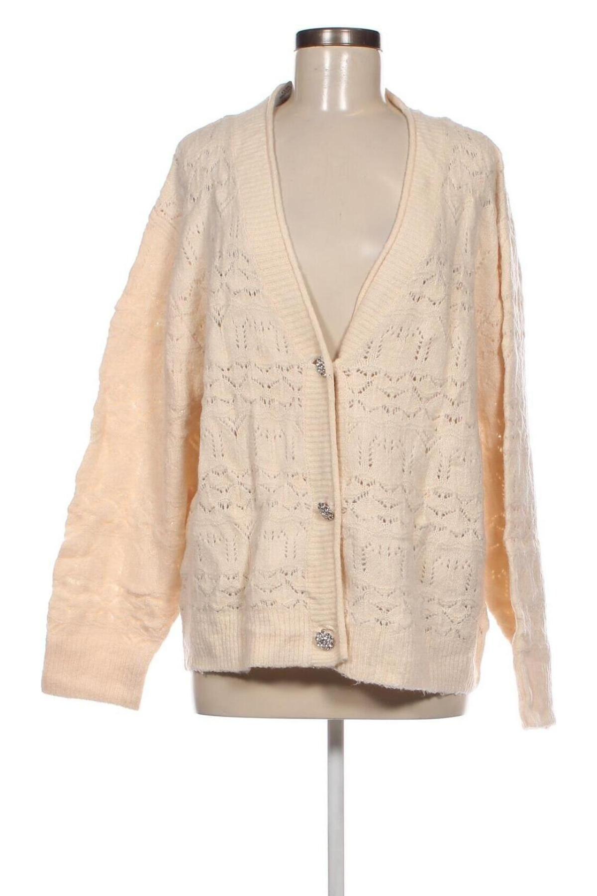 Damen Strickjacke Sirup, Größe L, Farbe Beige, Preis € 9,41