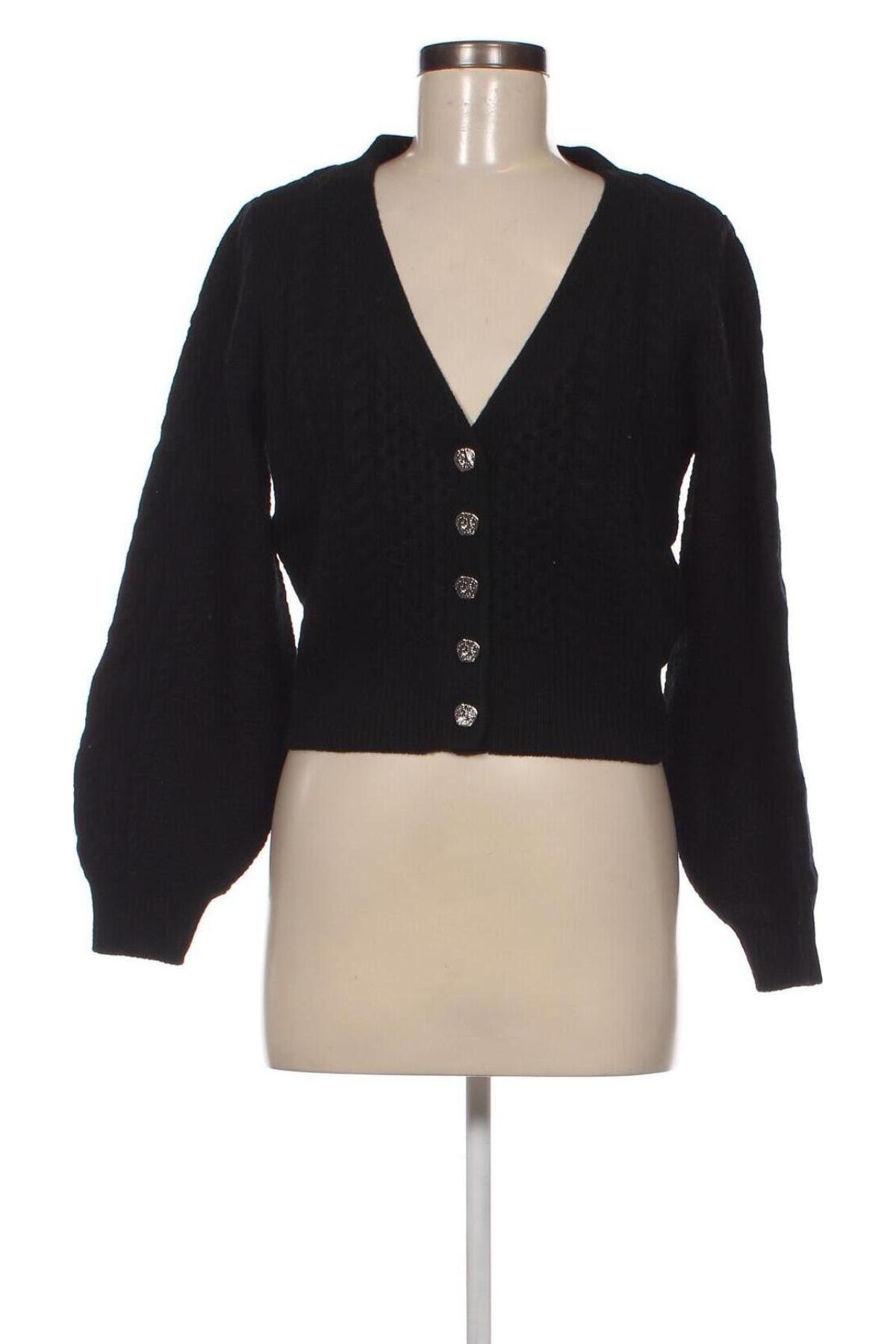 Cardigan de damă The Kooples, Mărime M, Culoare Negru, Preț 551,81 Lei