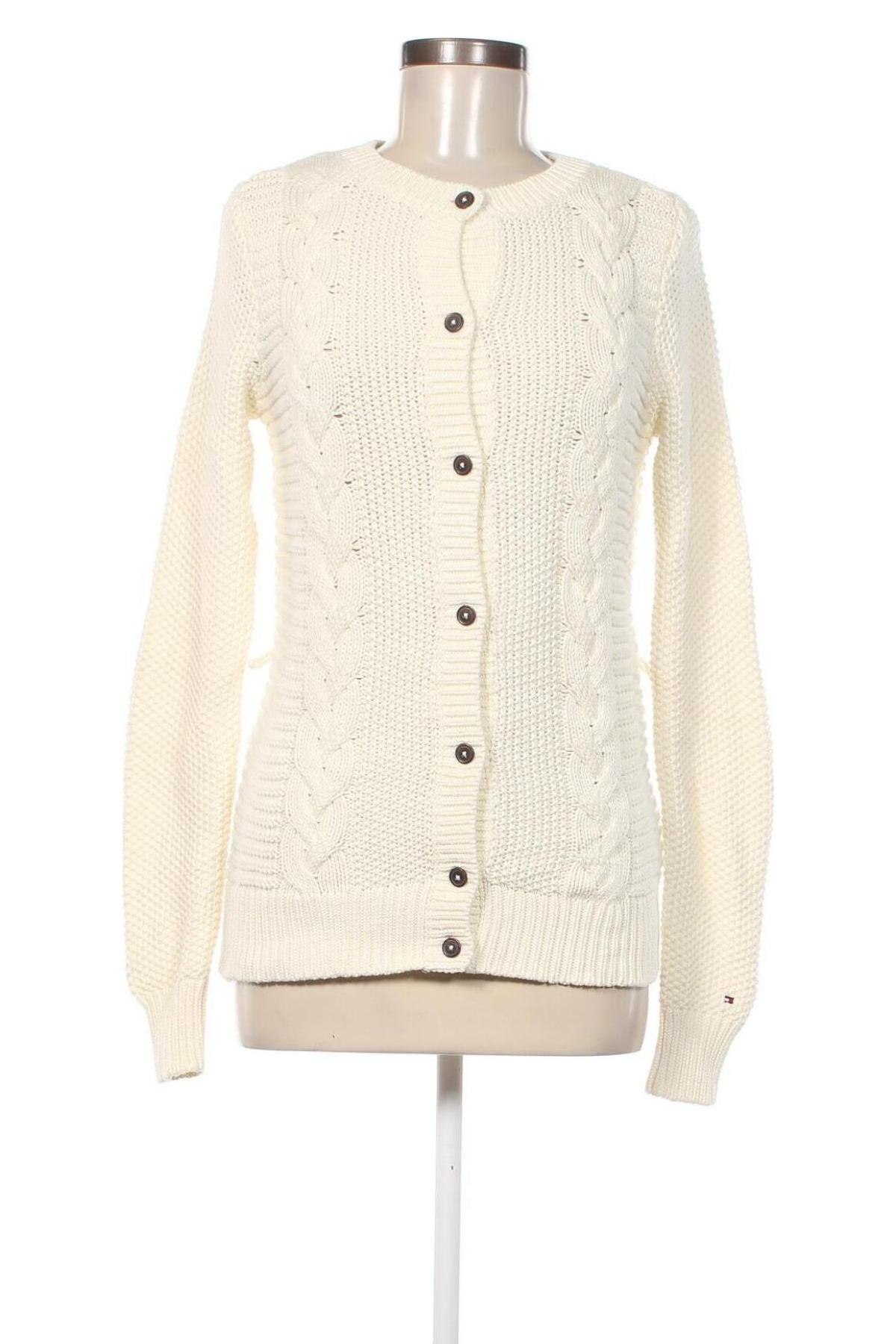 Cardigan de damă Tommy Hilfiger, Mărime S, Culoare Ecru, Preț 205,26 Lei