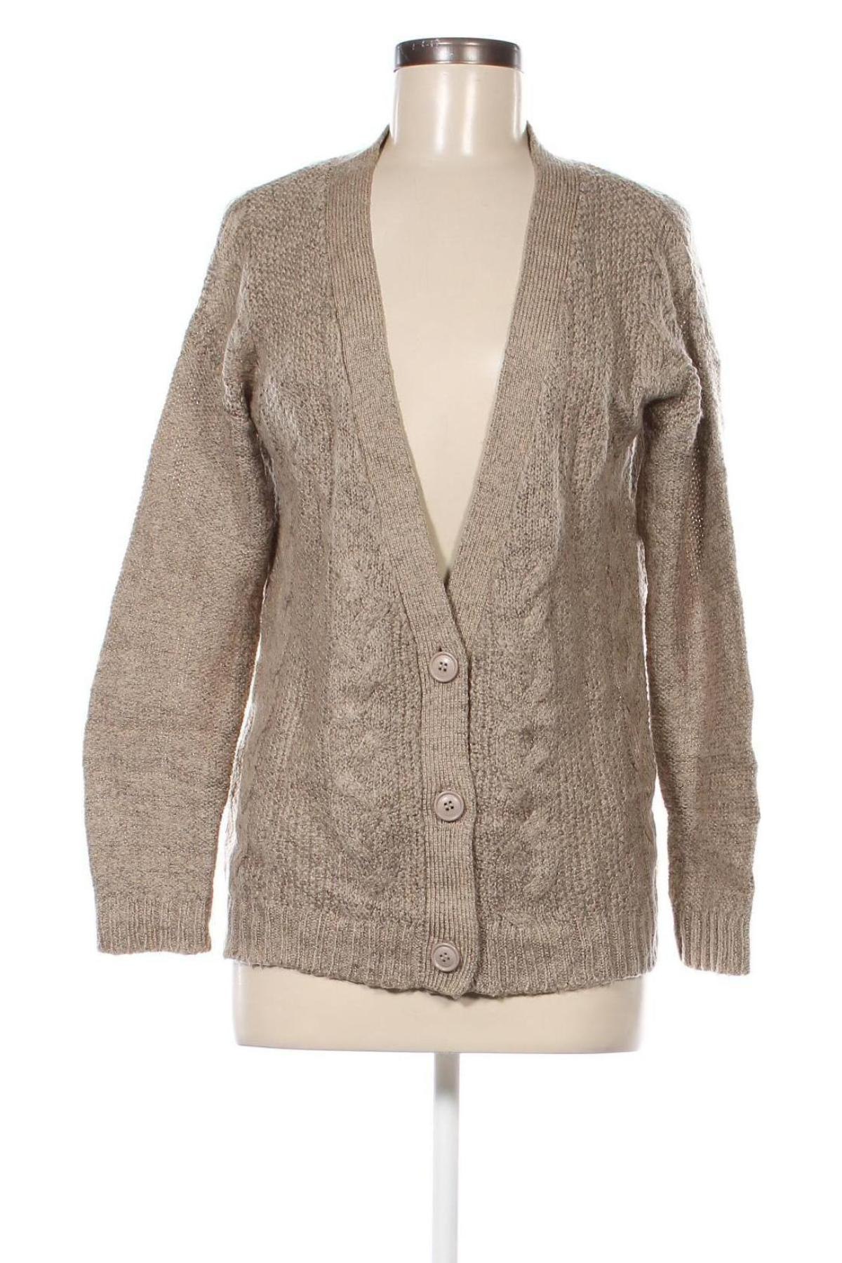 Damen Strickjacke VILA, Größe L, Farbe Beige, Preis 11,49 €