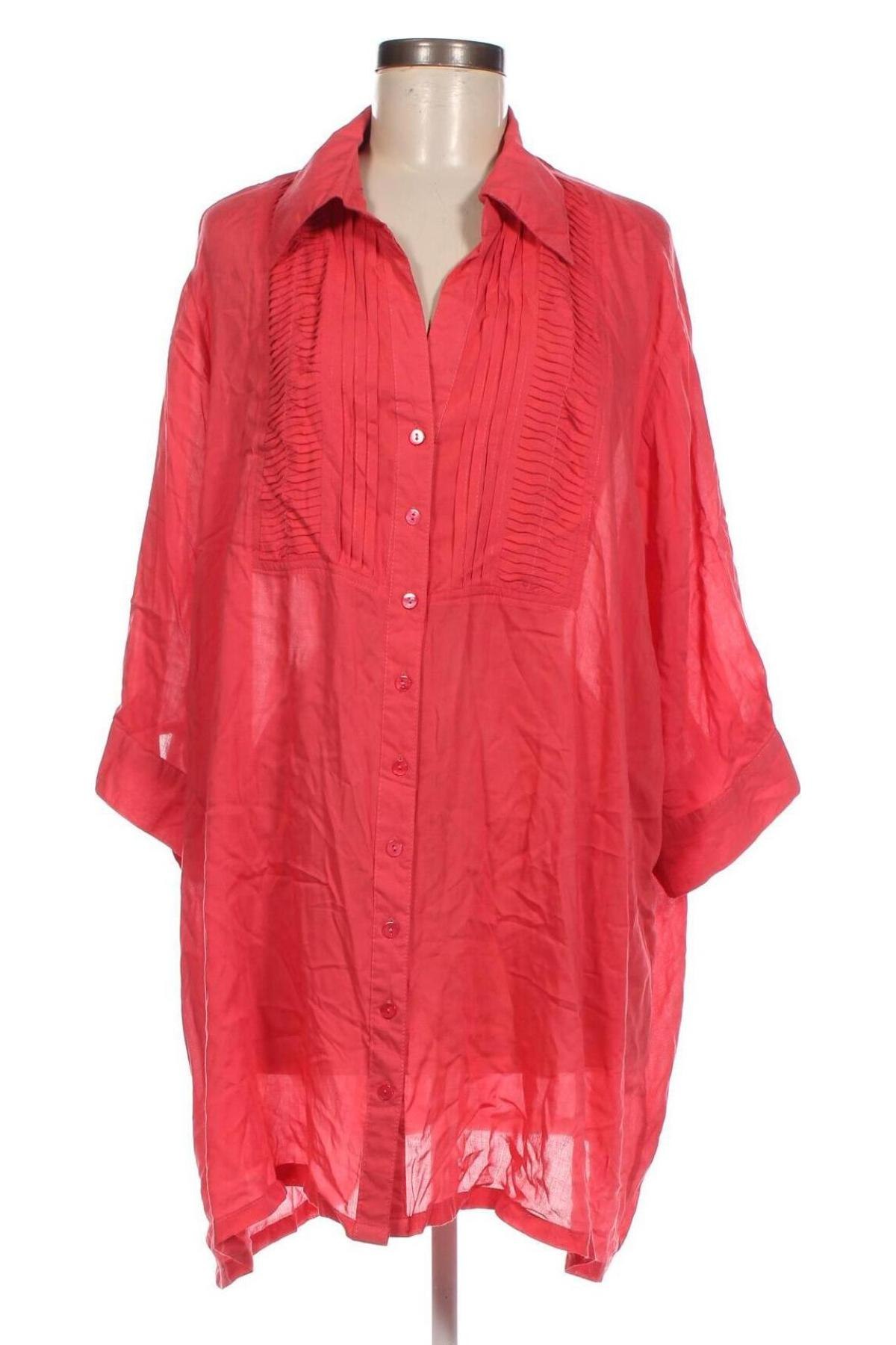 Γυναικείο πουκάμισο, Μέγεθος XXL, Χρώμα Ρόζ , Τιμή 7,41 €