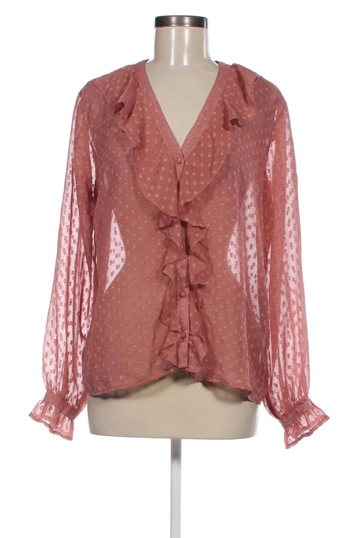 Dámská košile  Amisu, Velikost L, Barva Růžová, Cena  160,00 Kč