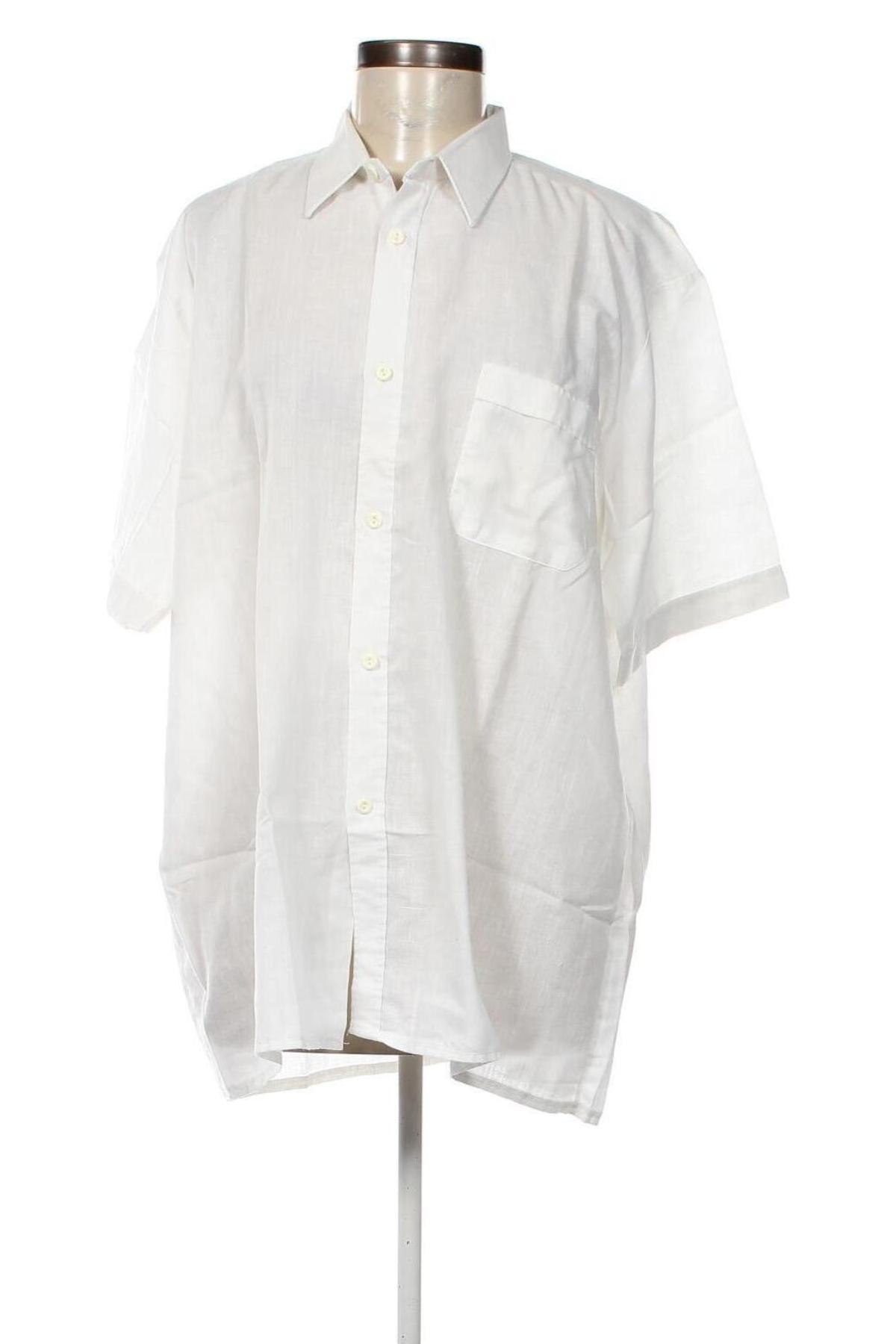 Γυναικείο πουκάμισο Burg, Μέγεθος XXL, Χρώμα Λευκό, Τιμή 7,41 €