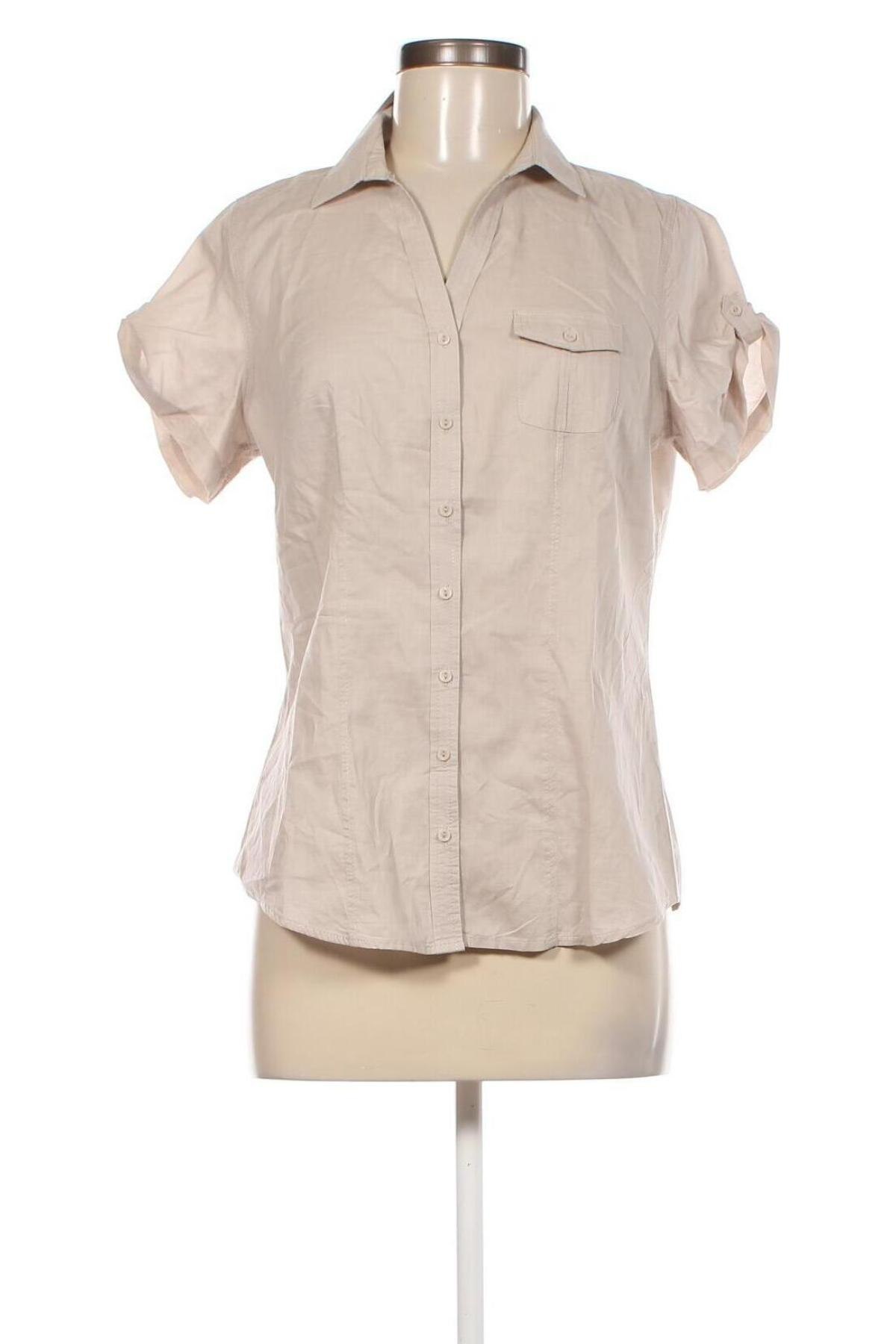 Дамска риза Camaieu, Размер M, Цвят Бежов, Цена 11,98 лв.
