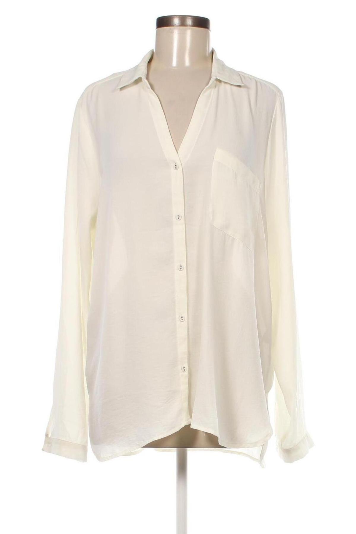 Γυναικείο πουκάμισο Cotton Club, Μέγεθος XL, Χρώμα Εκρού, Τιμή 4,33 €