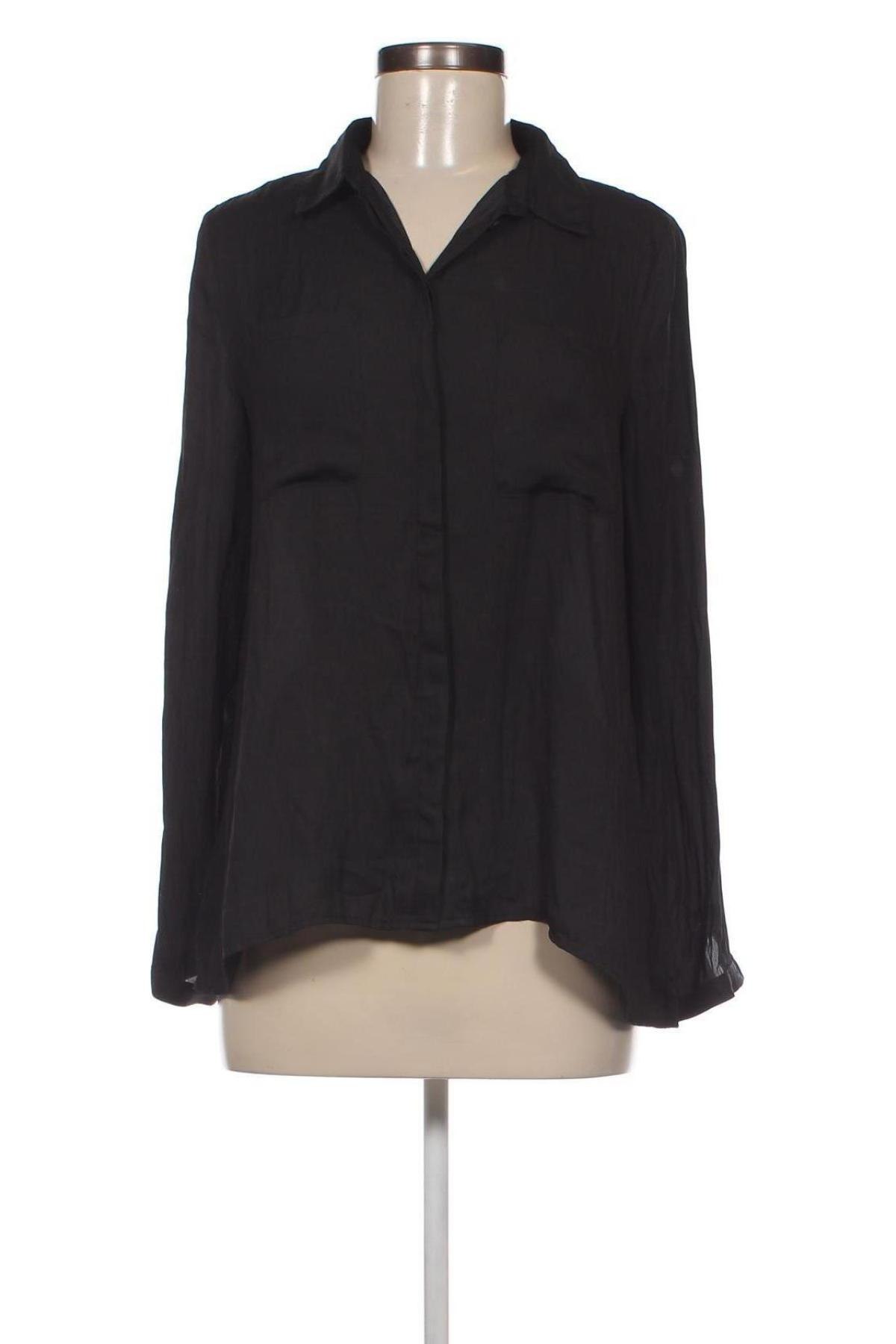 Γυναικείο πουκάμισο Esprit, Μέγεθος XS, Χρώμα Μαύρο, Τιμή 4,21 €