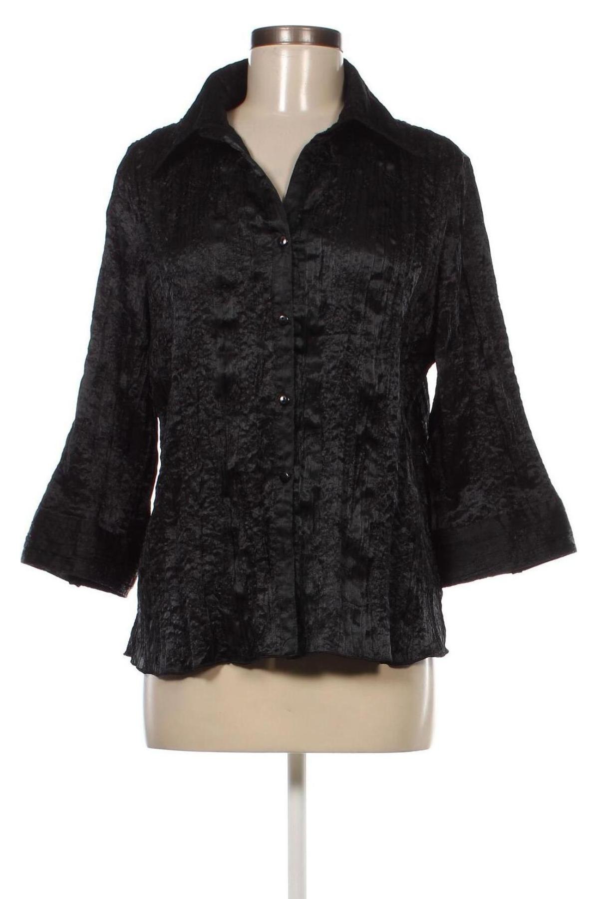Γυναικείο πουκάμισο Fabiani, Μέγεθος XL, Χρώμα Μαύρο, Τιμή 8,19 €