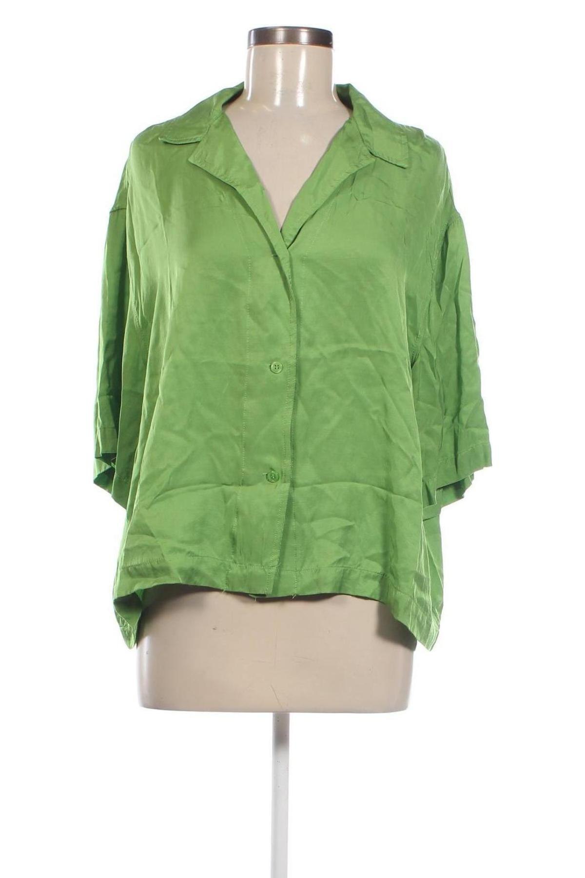 Dámska košeľa  H&M, Veľkosť L, Farba Zelená, Cena  13,00 €