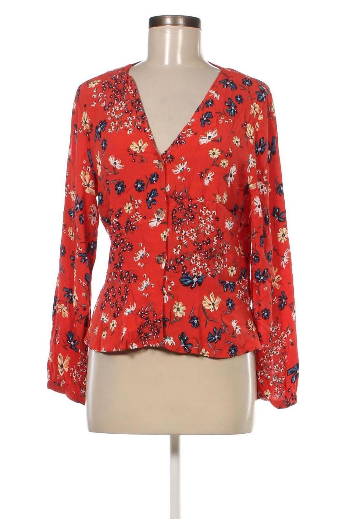 Γυναικείο πουκάμισο H&M, Μέγεθος XL, Χρώμα Πολύχρωμο, Τιμή 9,28 €