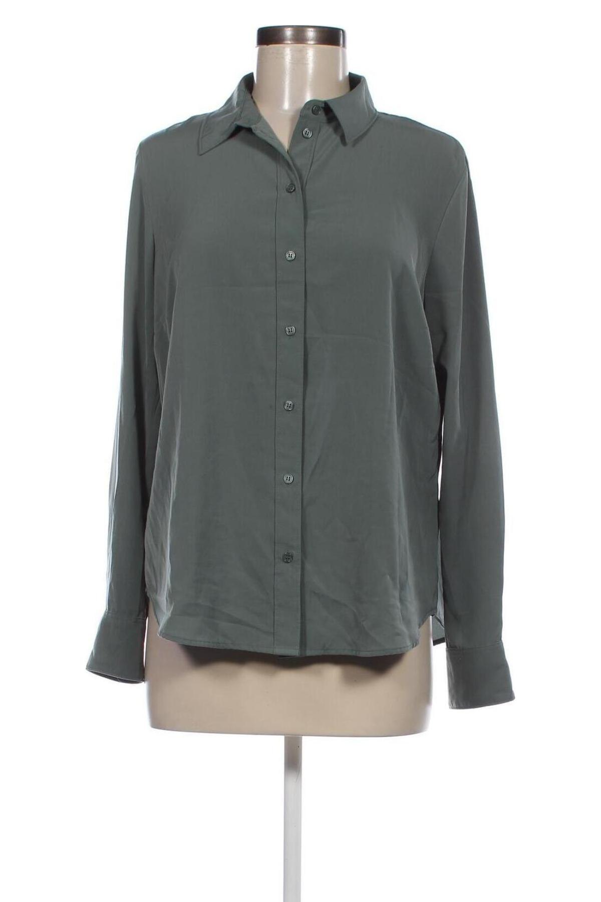 Γυναικείο πουκάμισο H&M, Μέγεθος L, Χρώμα Πράσινο, Τιμή 6,18 €