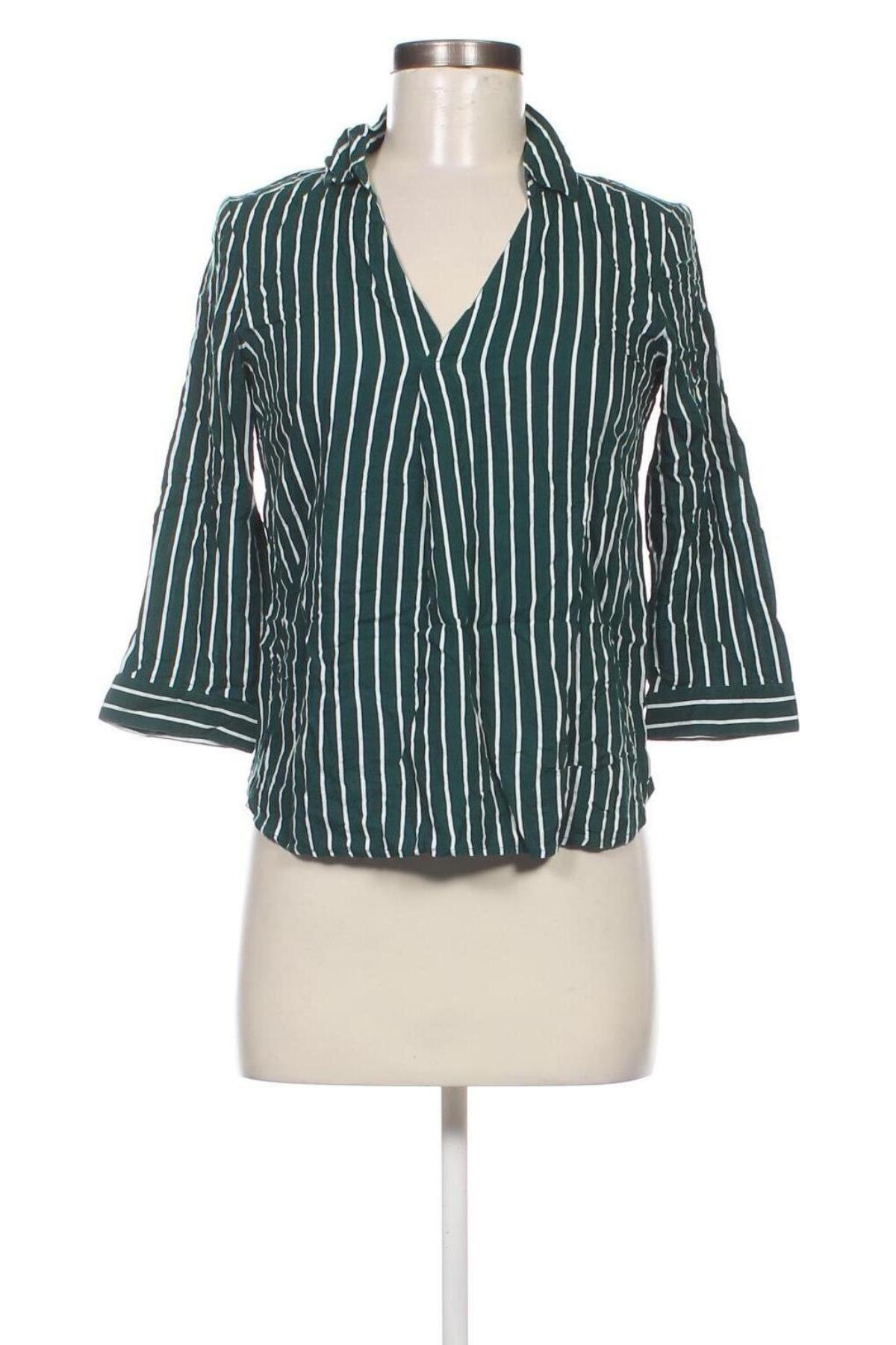 Γυναικείο πουκάμισο H&M Divided, Μέγεθος XXS, Χρώμα Πράσινο, Τιμή 2,32 €