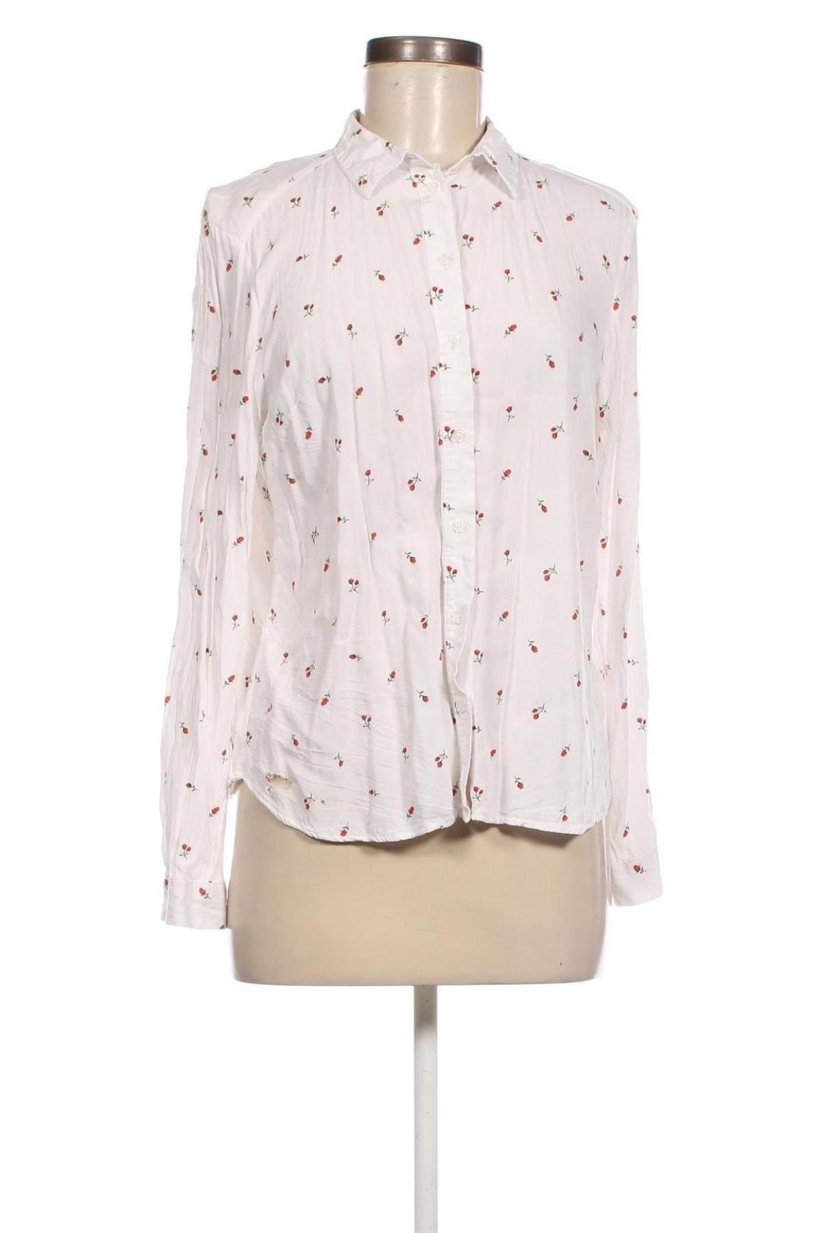 Γυναικείο πουκάμισο H&M Divided, Μέγεθος S, Χρώμα Λευκό, Τιμή 13,73 €