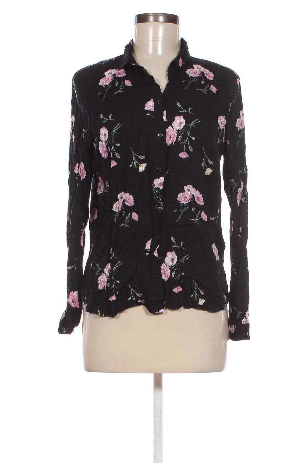 Γυναικείο πουκάμισο H&M Divided, Μέγεθος M, Χρώμα Μαύρο, Τιμή 9,06 €