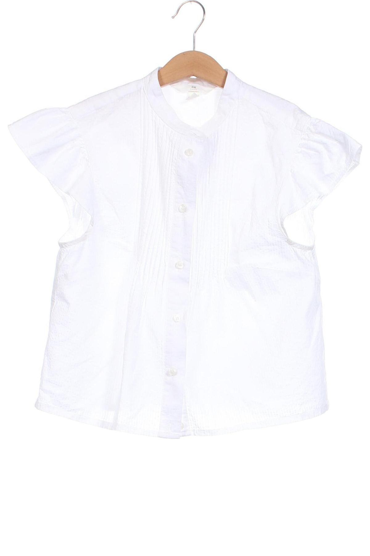 Дамска риза H&M L.O.G.G., Размер XS, Цвят Бял, Цена 12,80 лв.