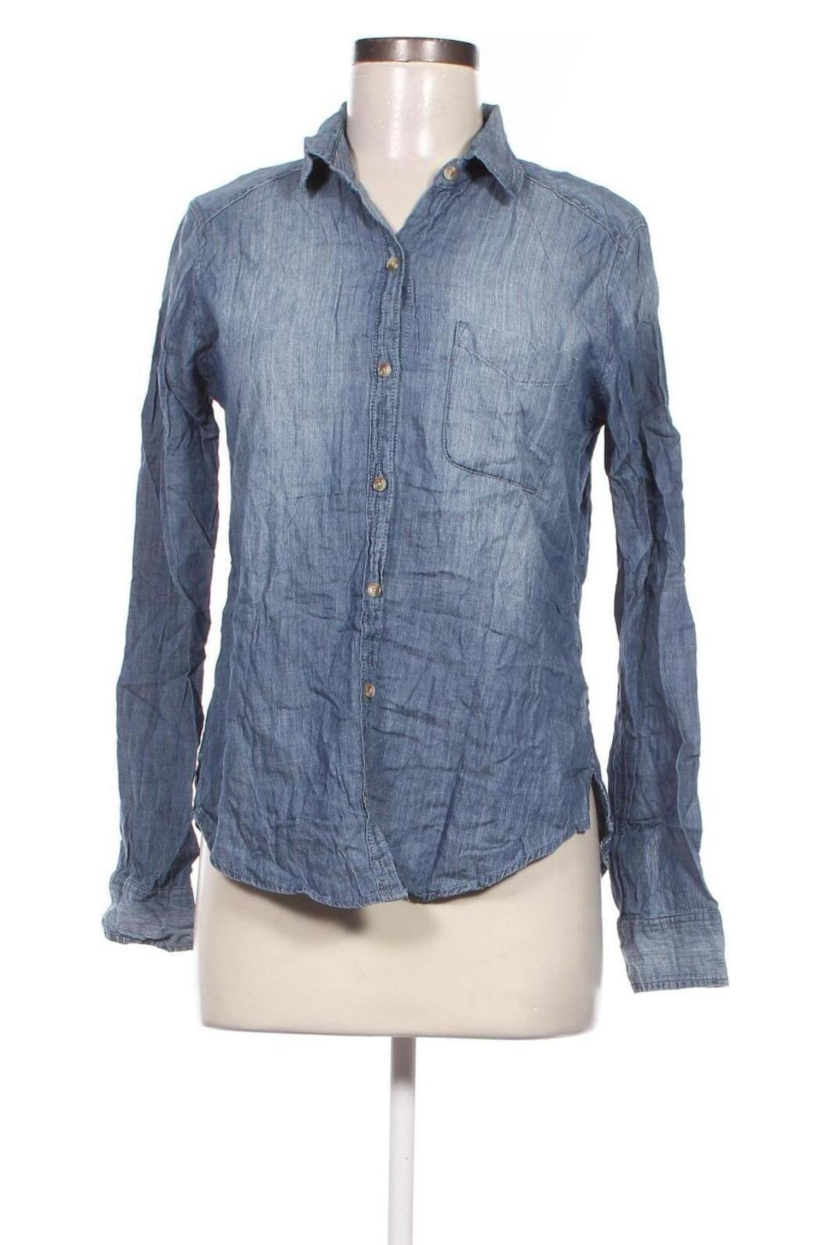 Damenbluse Hollister, Größe S, Farbe Blau, Preis 4,73 €