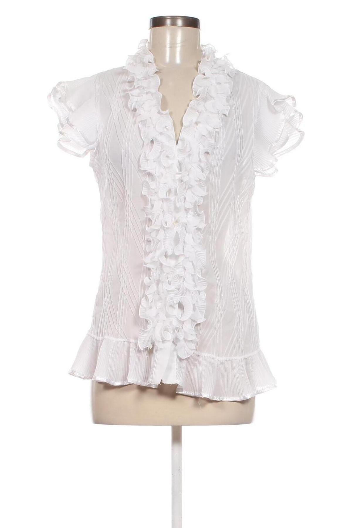 Γυναικείο πουκάμισο Lola May, Μέγεθος M, Χρώμα Λευκό, Τιμή 8,35 €