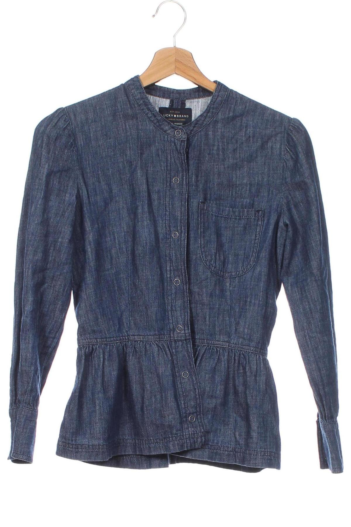 Damenbluse Lucky Brand, Größe XS, Farbe Blau, Preis € 9,91