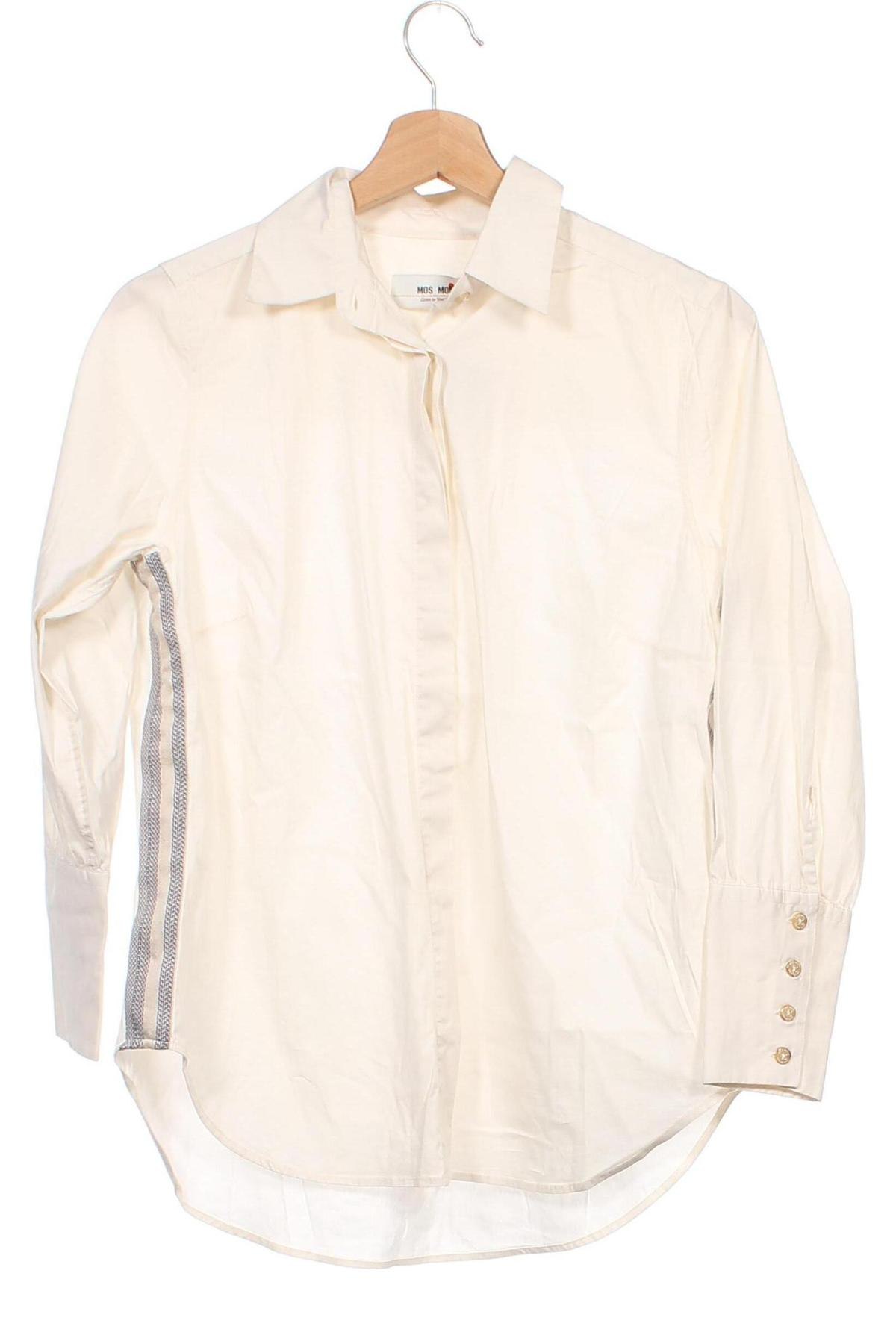 Γυναικείο πουκάμισο MOS MOSH, Μέγεθος XS, Χρώμα  Μπέζ, Τιμή 17,00 €