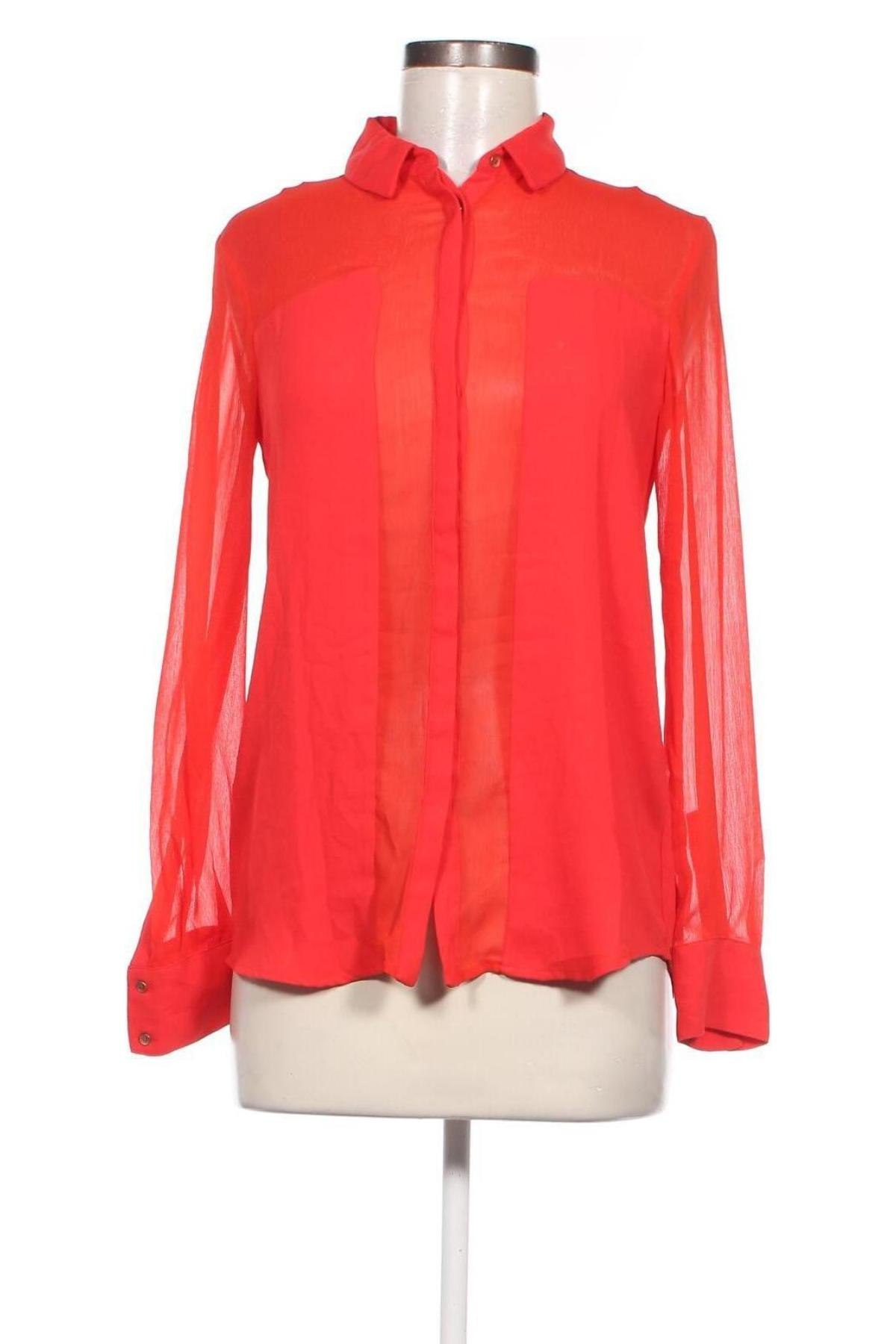 Γυναικείο πουκάμισο Mango, Μέγεθος S, Χρώμα Κόκκινο, Τιμή 3,34 €