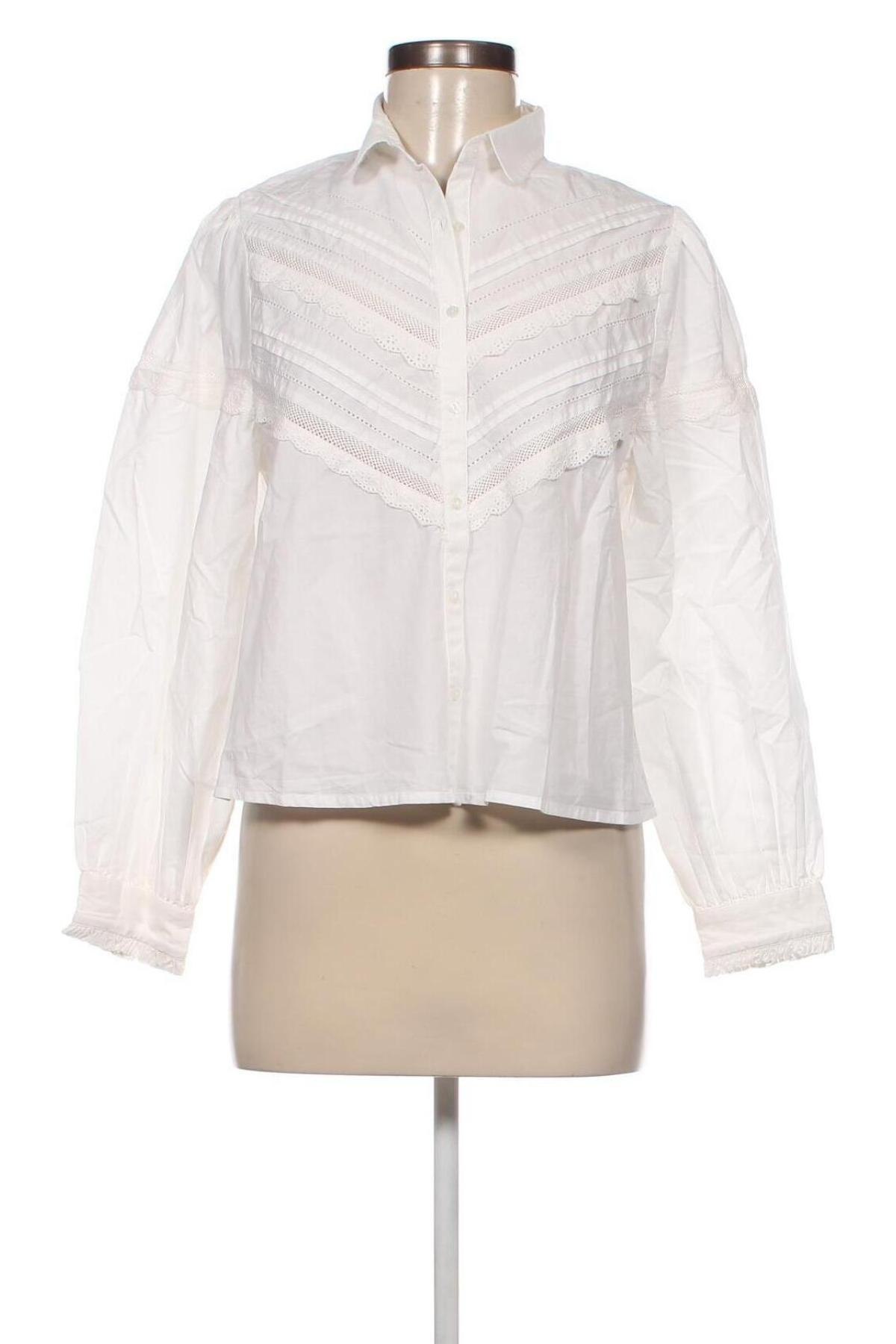 Γυναικείο πουκάμισο Pepe Jeans, Μέγεθος S, Χρώμα Λευκό, Τιμή 19,48 €