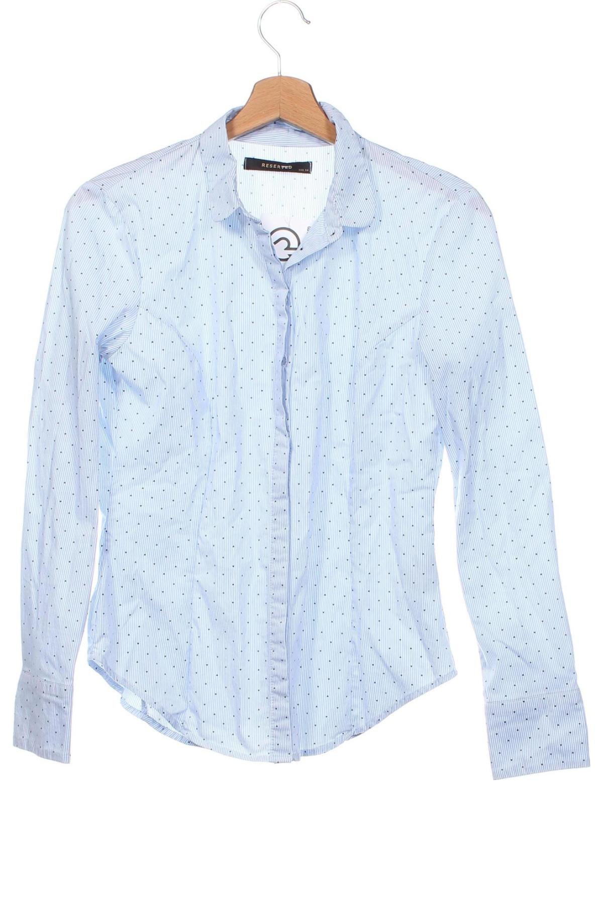 Γυναικείο πουκάμισο Reserved, Μέγεθος XS, Χρώμα Μπλέ, Τιμή 6,63 €