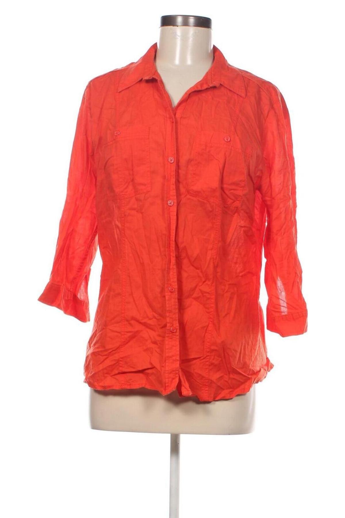 Γυναικείο πουκάμισο S.Oliver, Μέγεθος M, Χρώμα Κόκκινο, Τιμή 10,54 €