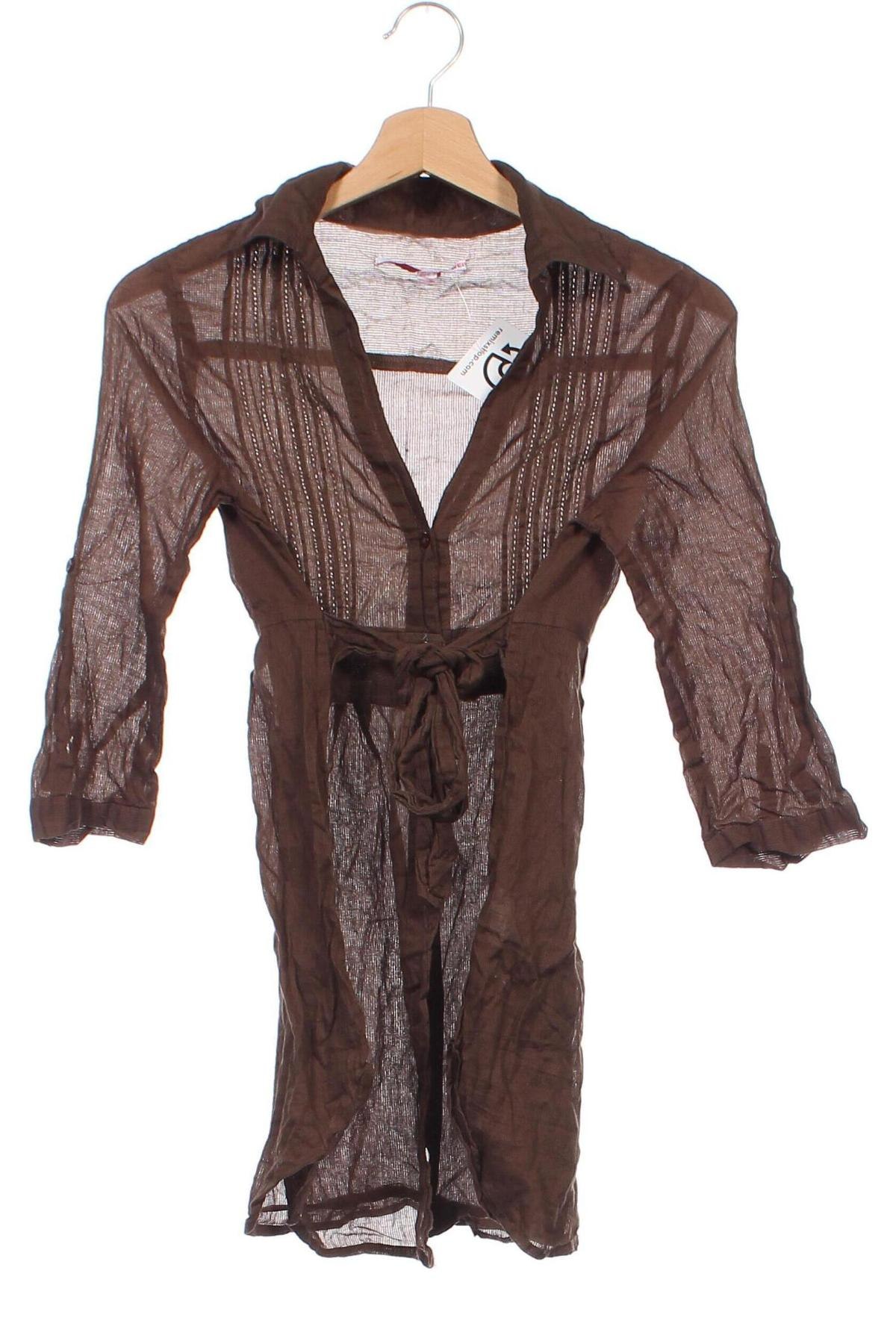 Γυναικείο πουκάμισο Tally Weijl, Μέγεθος M, Χρώμα Καφέ, Τιμή 7,29 €