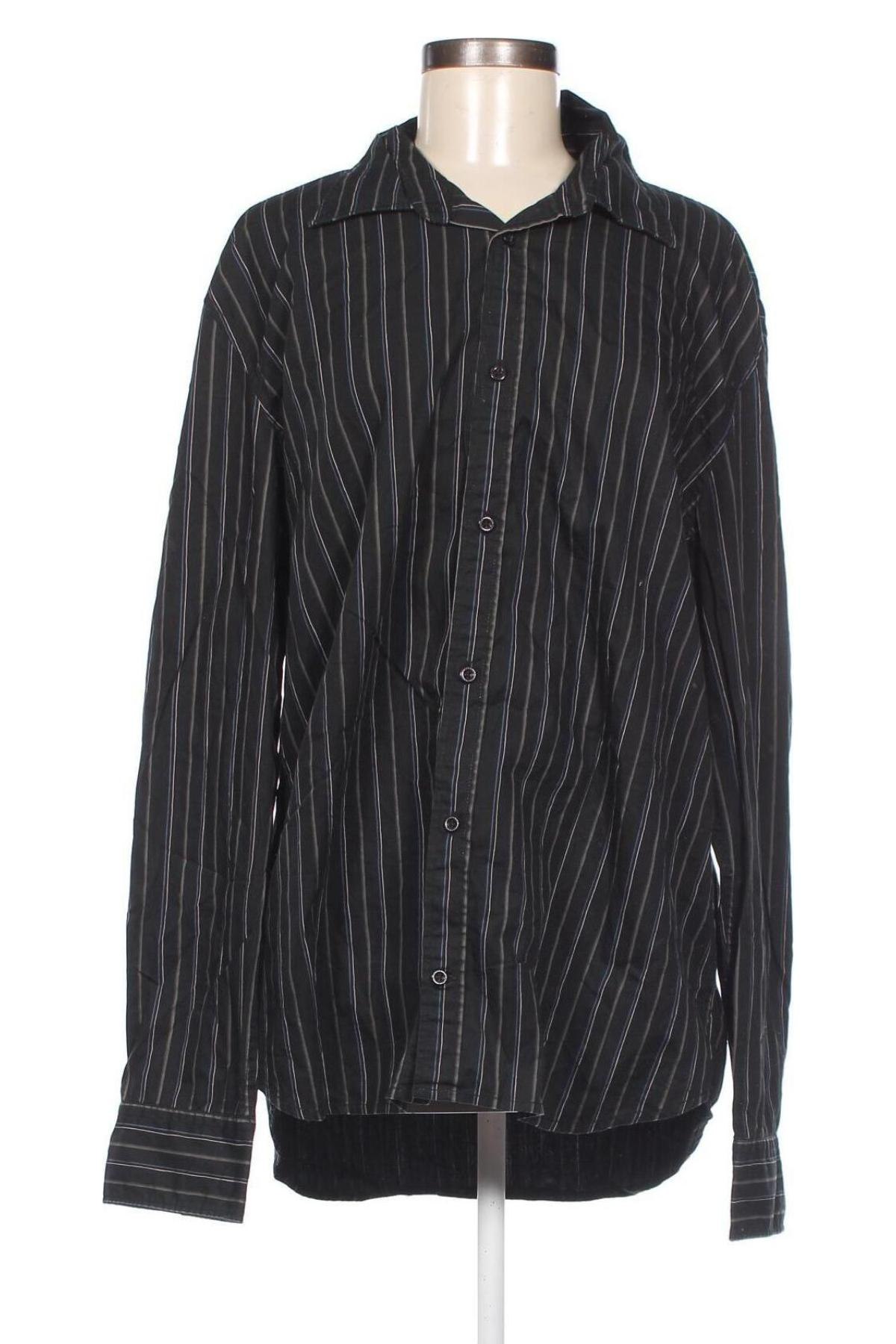 Γυναικείο πουκάμισο Tom Tailor, Μέγεθος XXL, Χρώμα Μαύρο, Τιμή 13,88 €