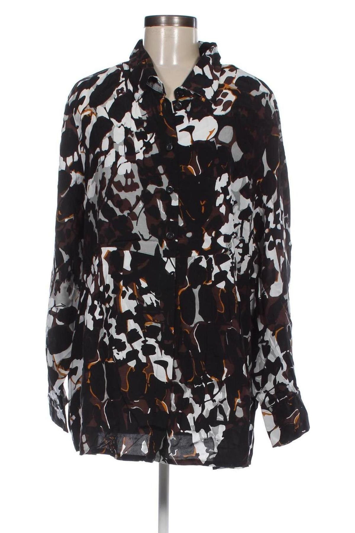 Γυναικείο πουκάμισο Ulla Popken, Μέγεθος XXL, Χρώμα Πολύχρωμο, Τιμή 6,94 €