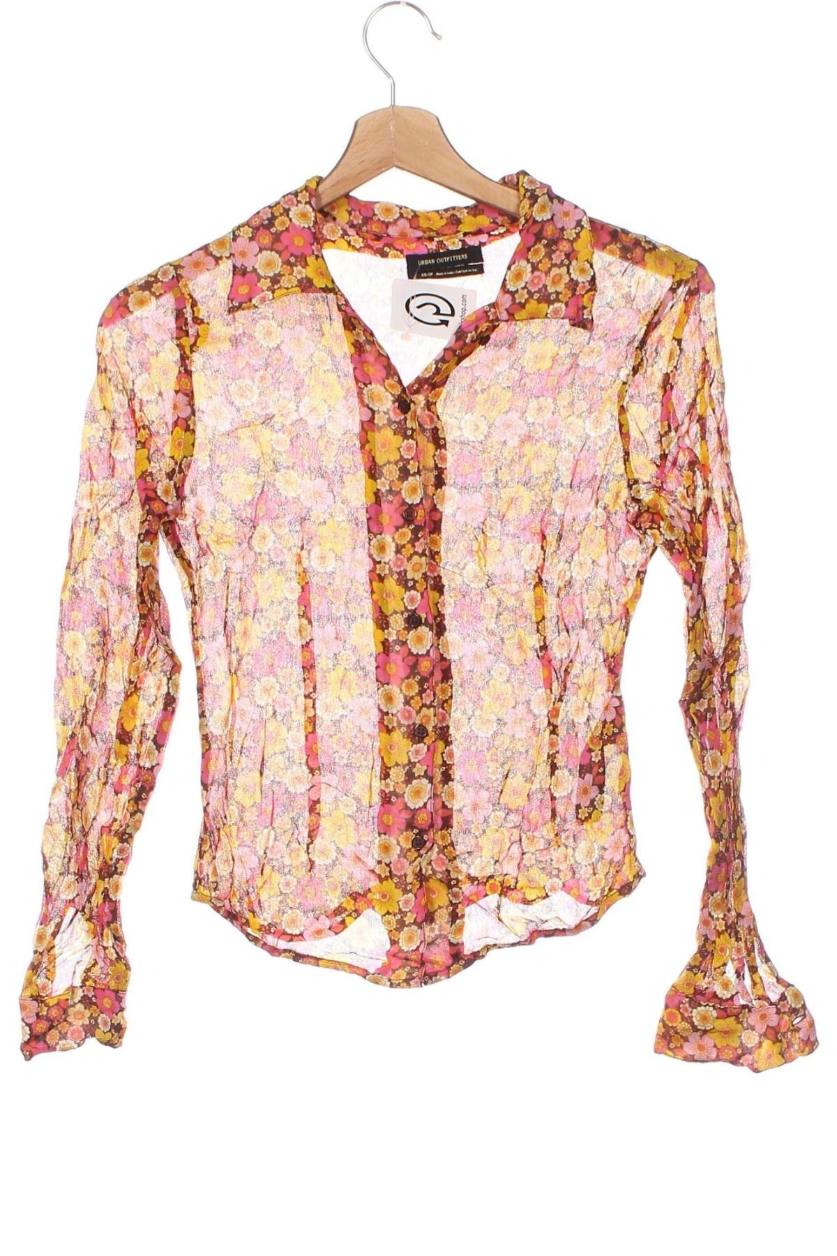 Γυναικείο πουκάμισο Urban Outfitters, Μέγεθος XS, Χρώμα Πολύχρωμο, Τιμή 4,21 €