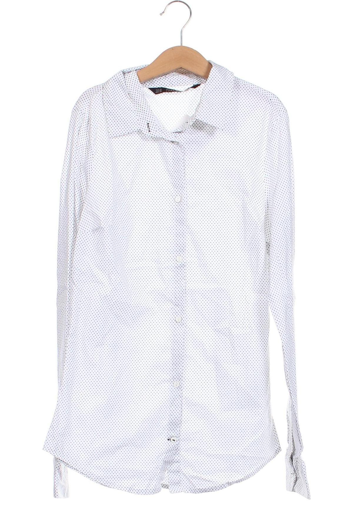 Γυναικείο πουκάμισο Zara, Μέγεθος XS, Χρώμα Λευκό, Τιμή 7,04 €