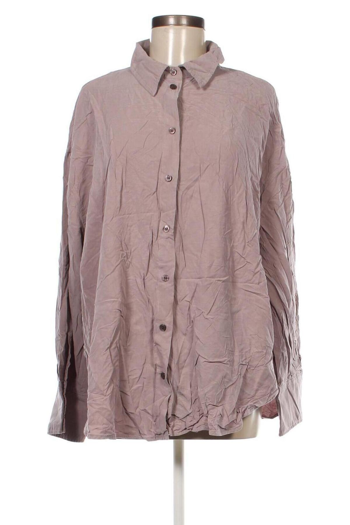 Дамска риза Zara, Размер XXL, Цвят Сив, Цена 15,93 лв.