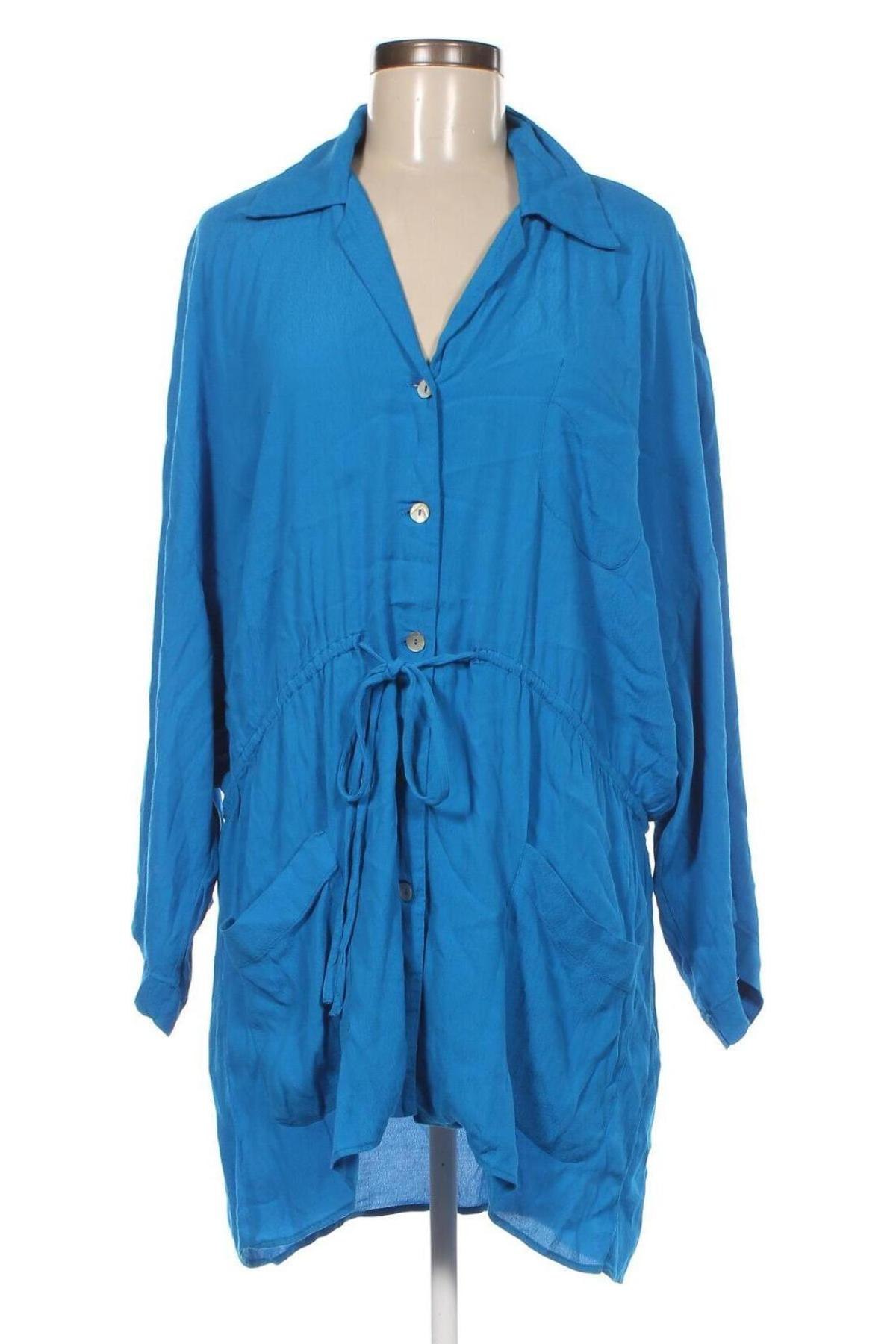 Damenbluse Zara, Größe M, Farbe Blau, Preis 13,80 €