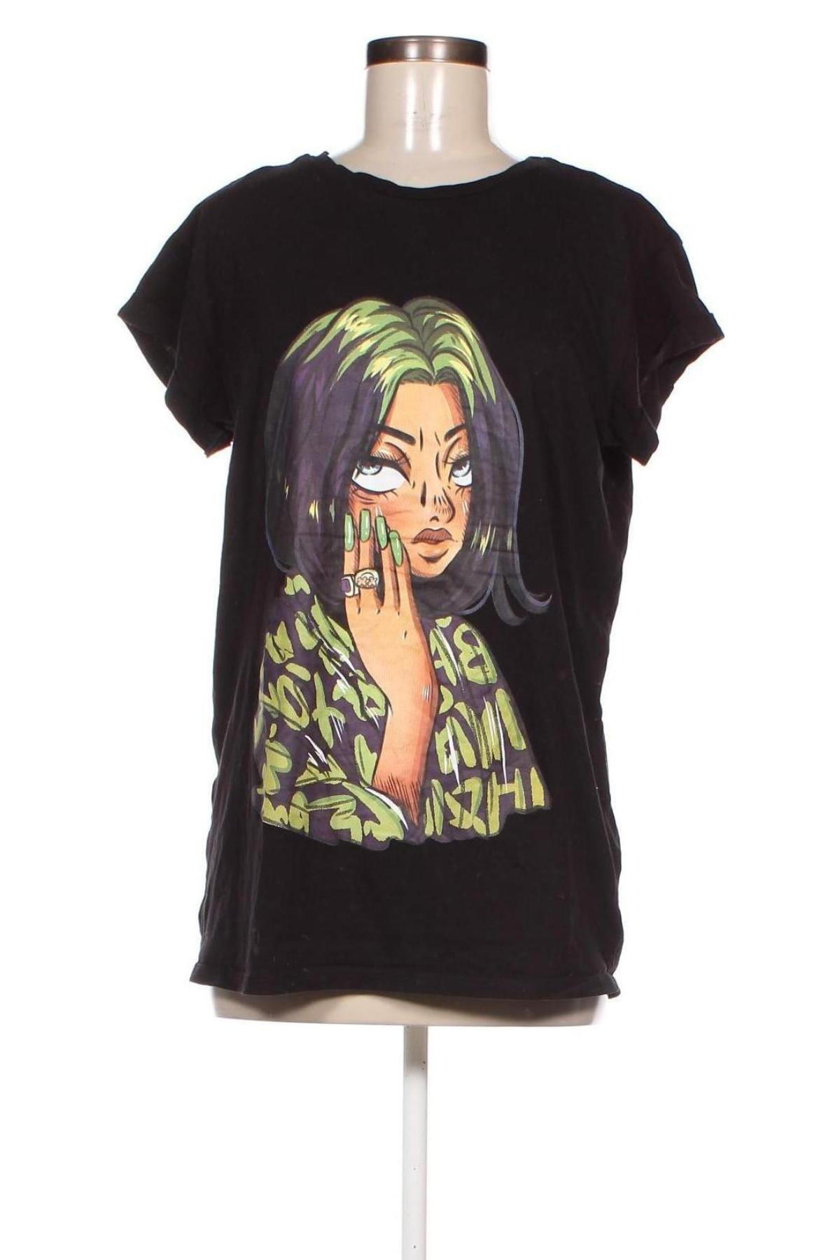 Γυναικείο t-shirt, Μέγεθος XS, Χρώμα Μαύρο, Τιμή 8,04 €